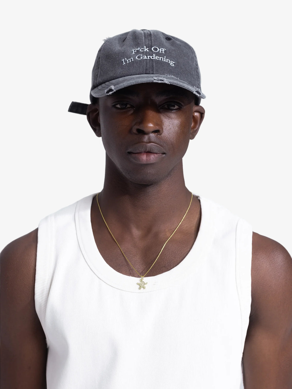 Bram's Fruit: F*ck Off I'm Gardening Cap - Washed Charcoal