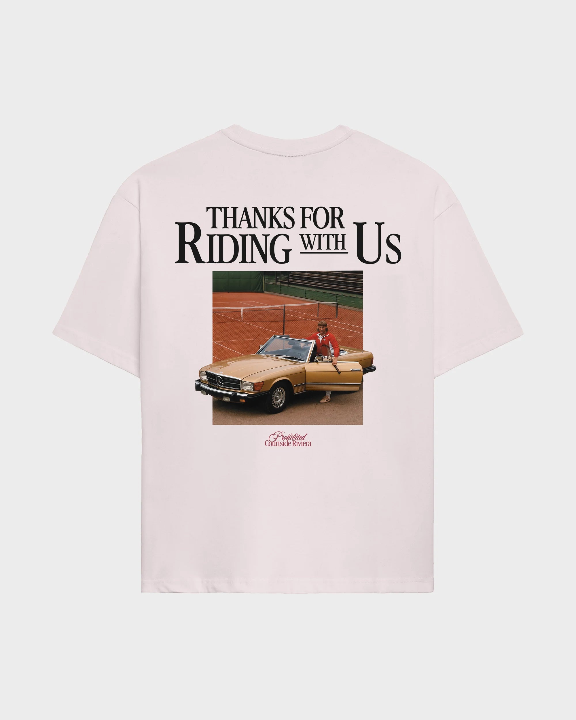 Prohibited: Courtside Riviera Tee Rose