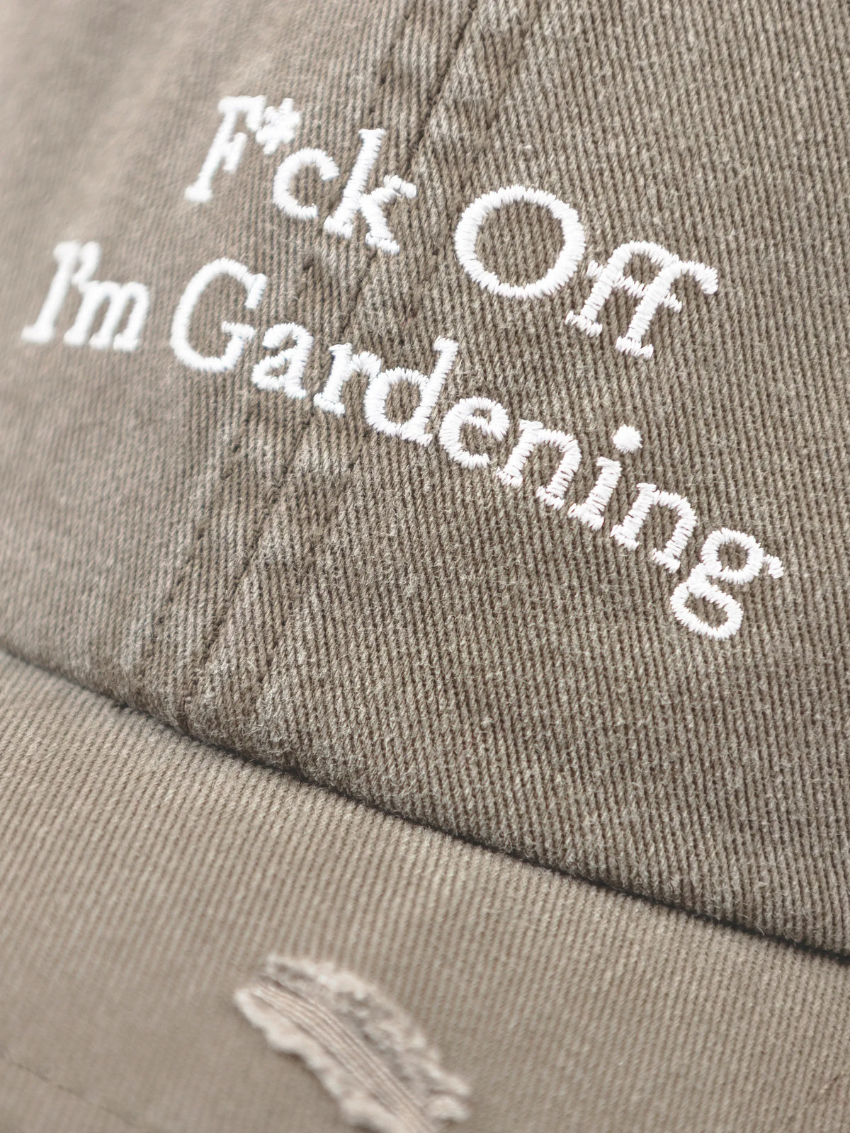 Bram's Fruit: F*ck Off I'm Gardening Cap - Clay