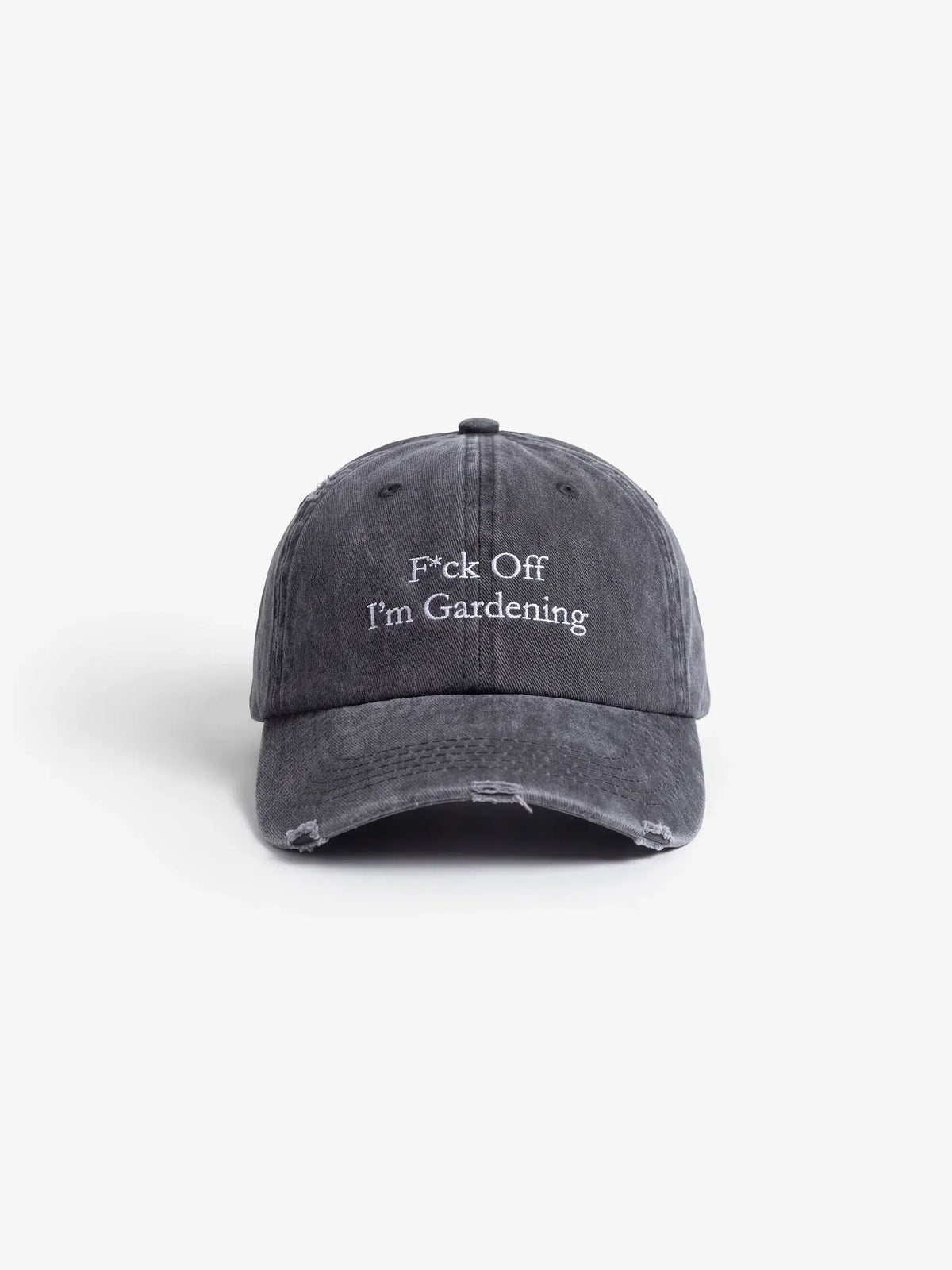 Bram's Fruit: F*ck Off I'm Gardening Cap - Washed Charcoal