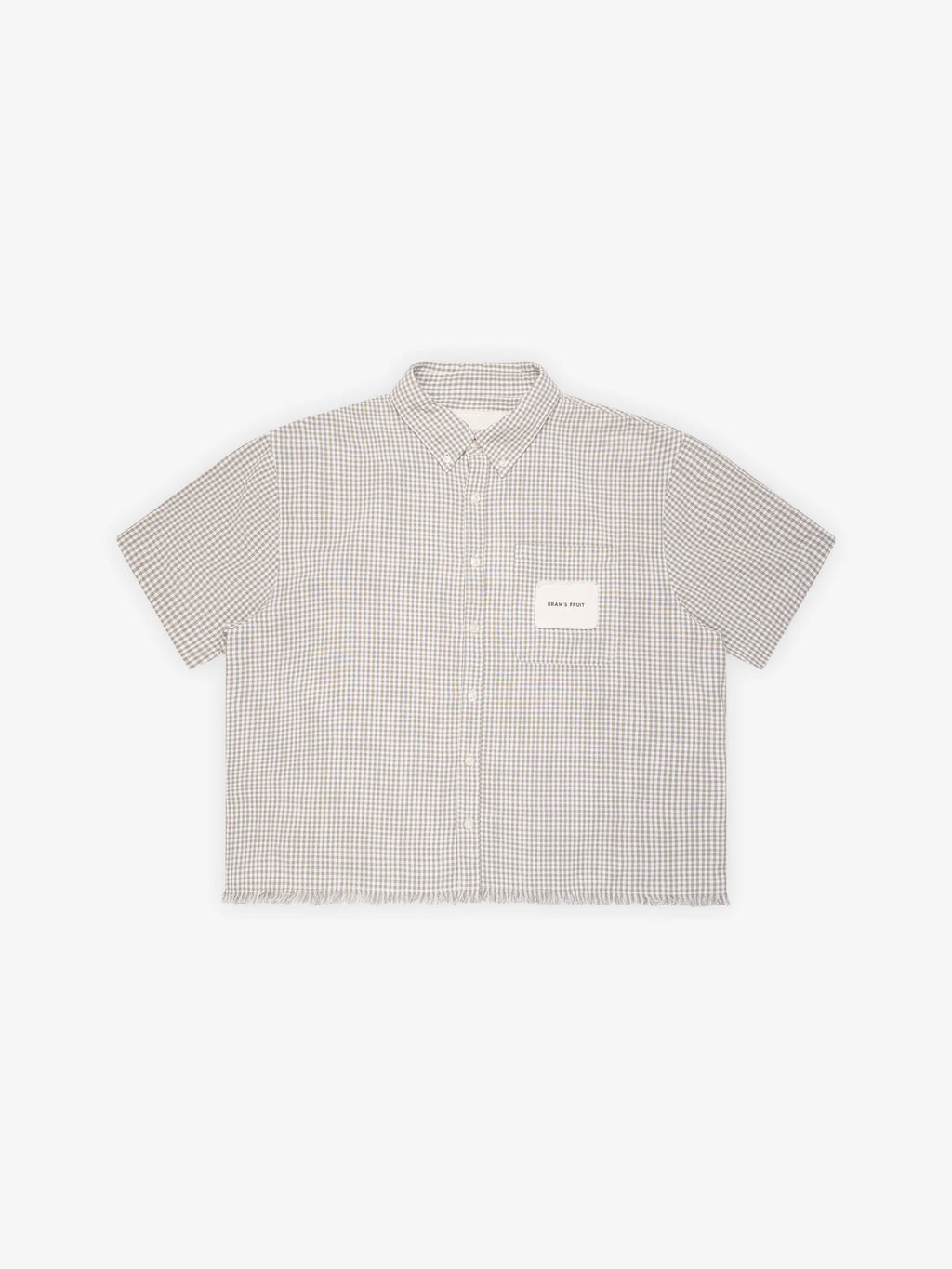 Bram's Fruit: Distressed Farmer's Shirt SS - Olive Green
