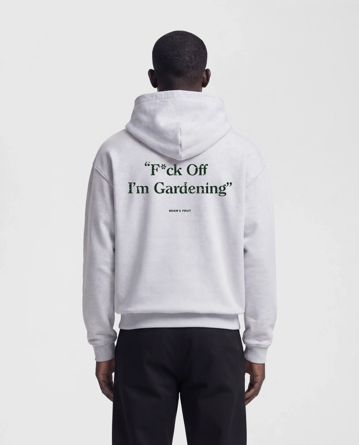 Bram's Fruit: F*ck Off I'm Gardening Zip Hoodie - Natural Melange