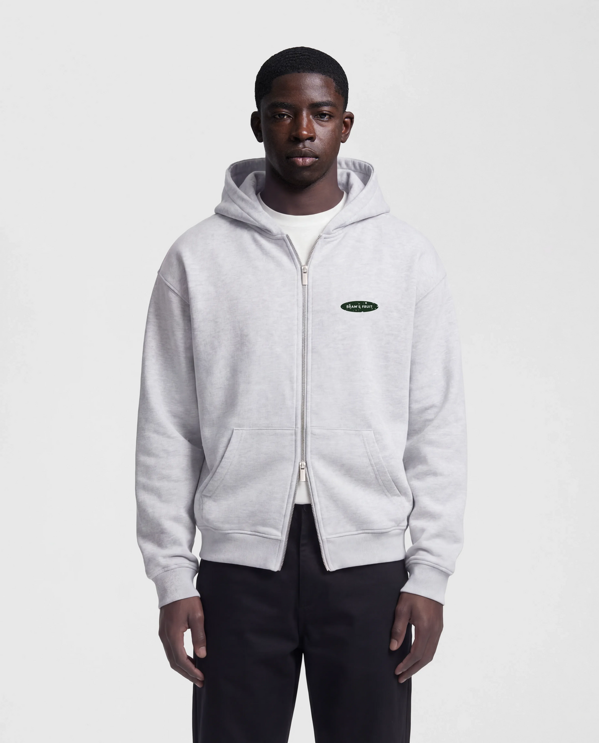 Bram's Fruit: F*ck Off I'm Gardening Zip Hoodie - Natural Melange