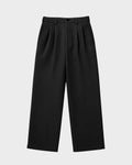 Prohibited: Double Pleated Pants Black
