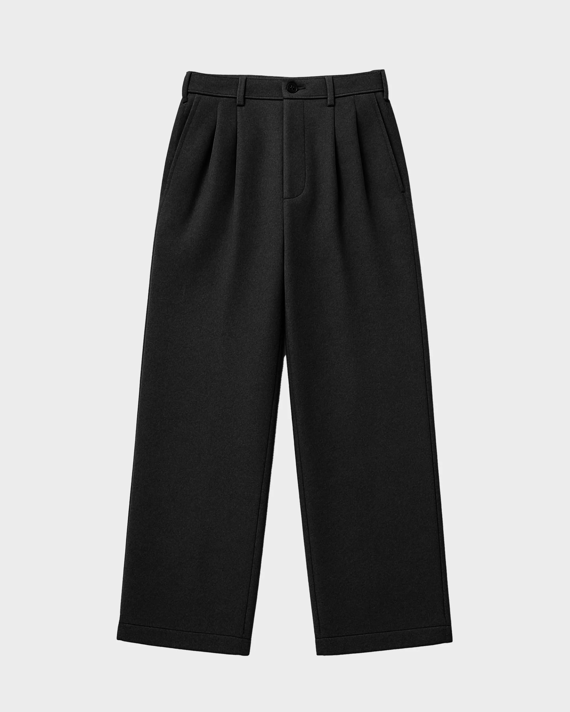Prohibited: Double Pleated Pants Black