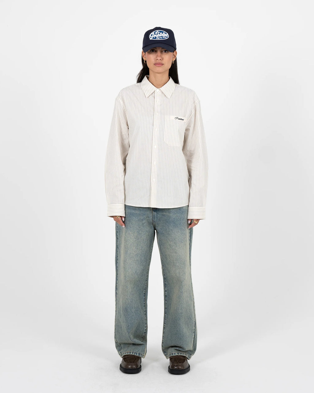 Prohibited: Drift Dress Shirt Off-White