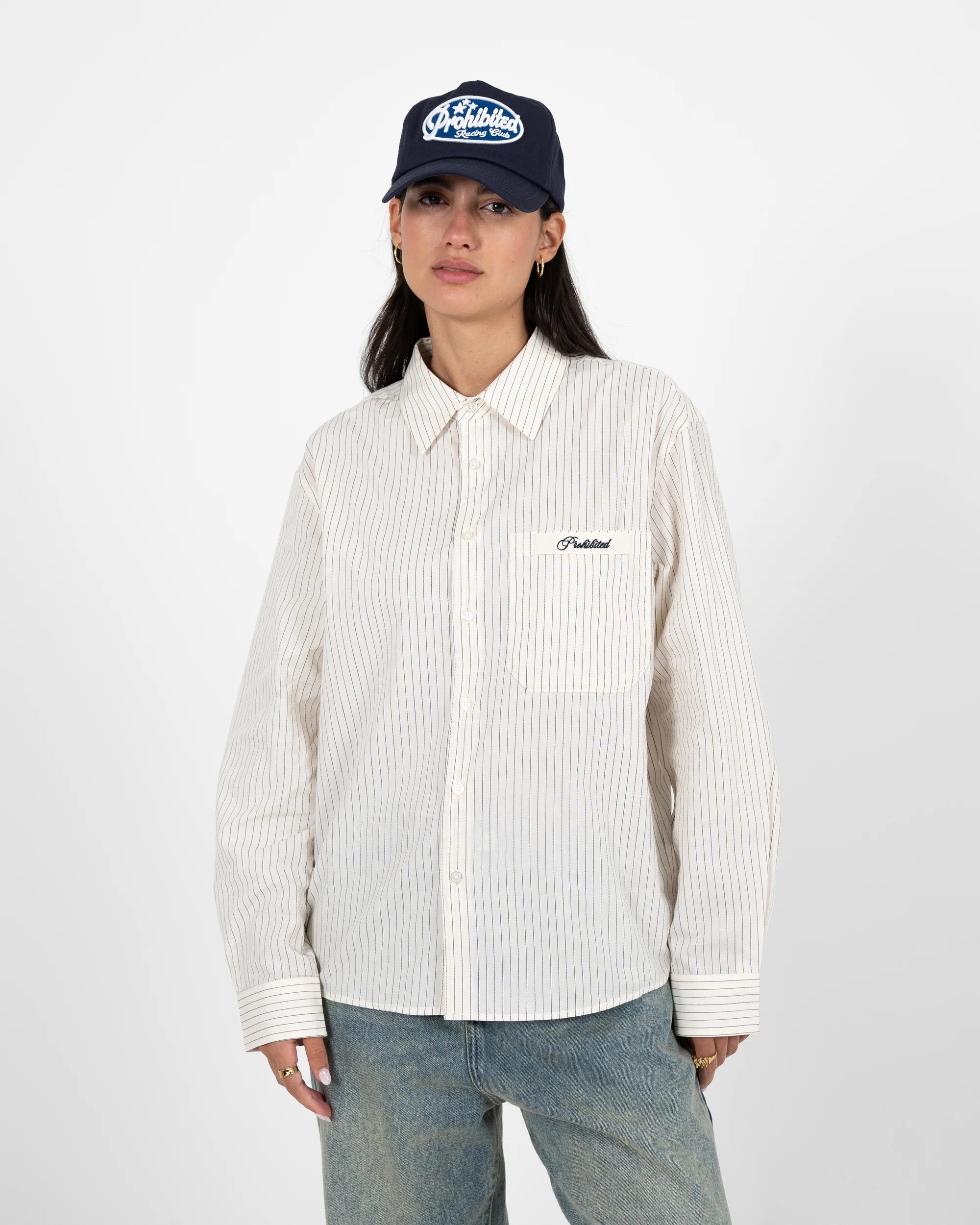 Prohibited: Drift Dress Shirt Off-White
