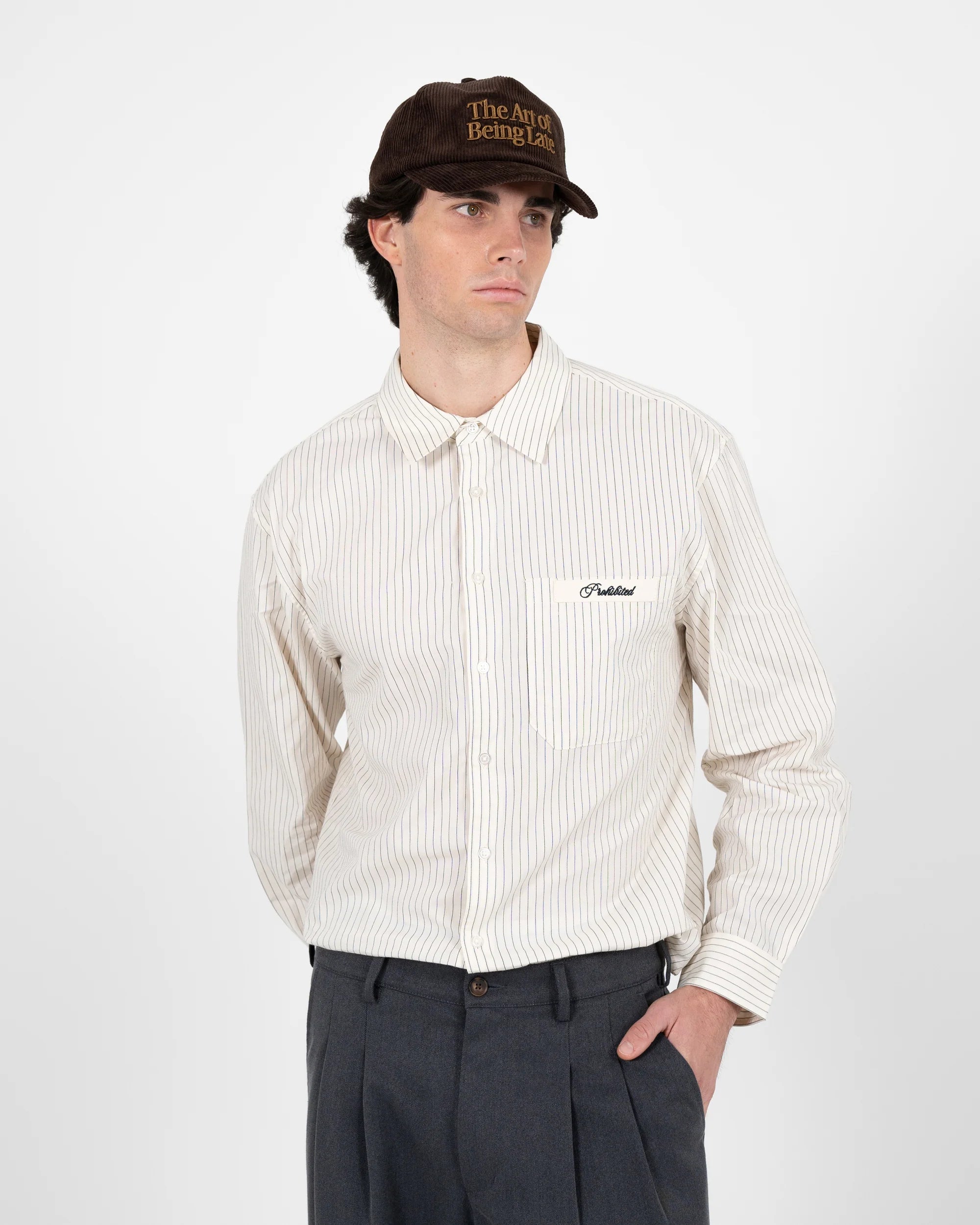Prohibited: Drift Dress Shirt Off-White