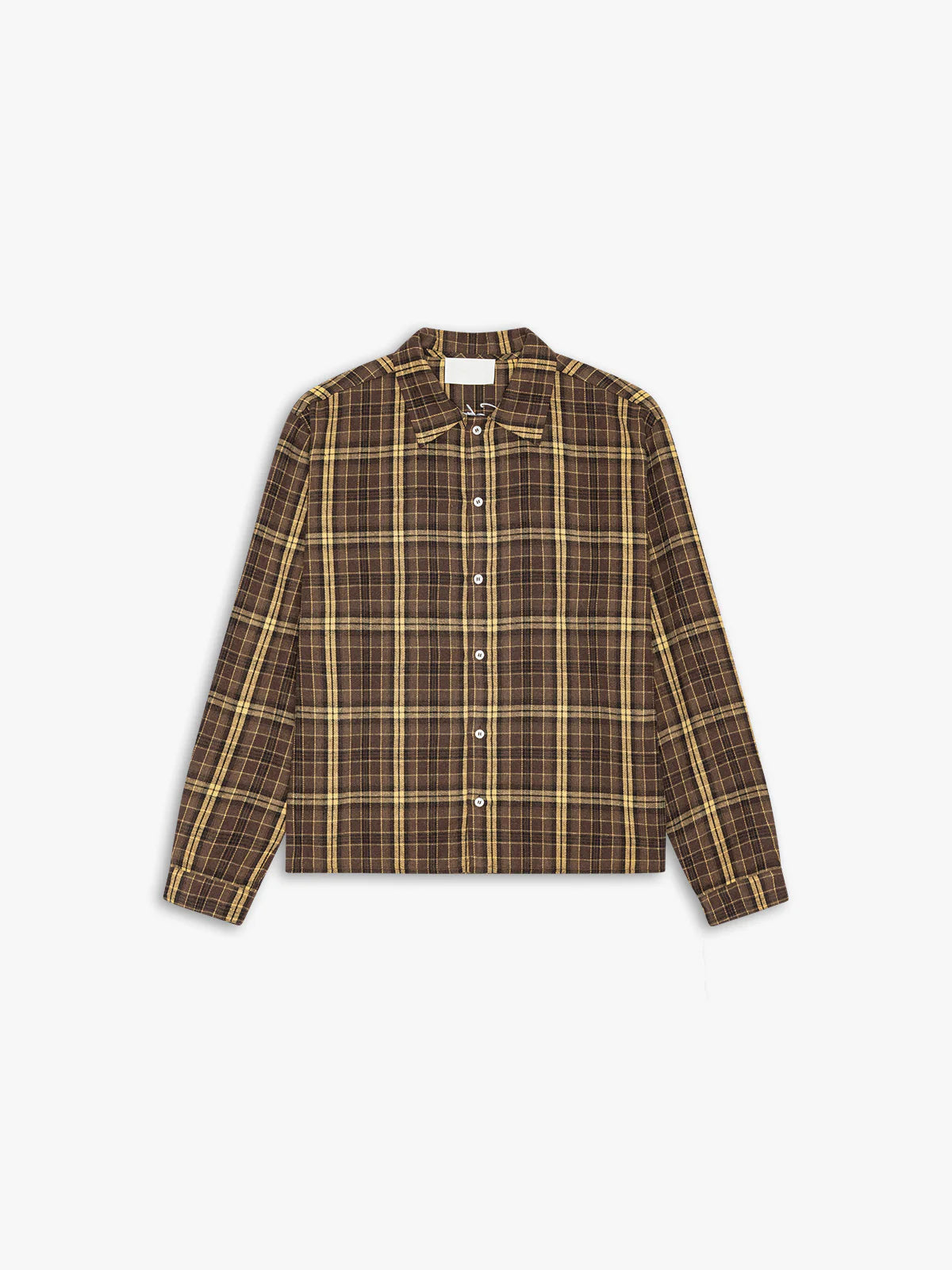 C_ALM: Flannel Shirt - Brown