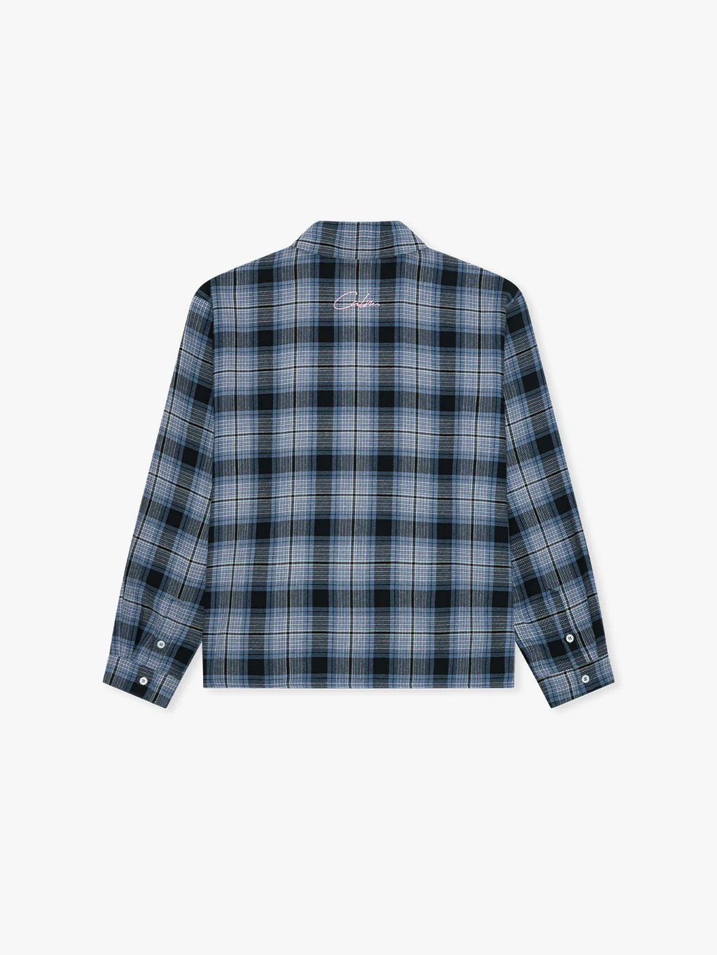 C_ALM: Flannel Shirt - Blue