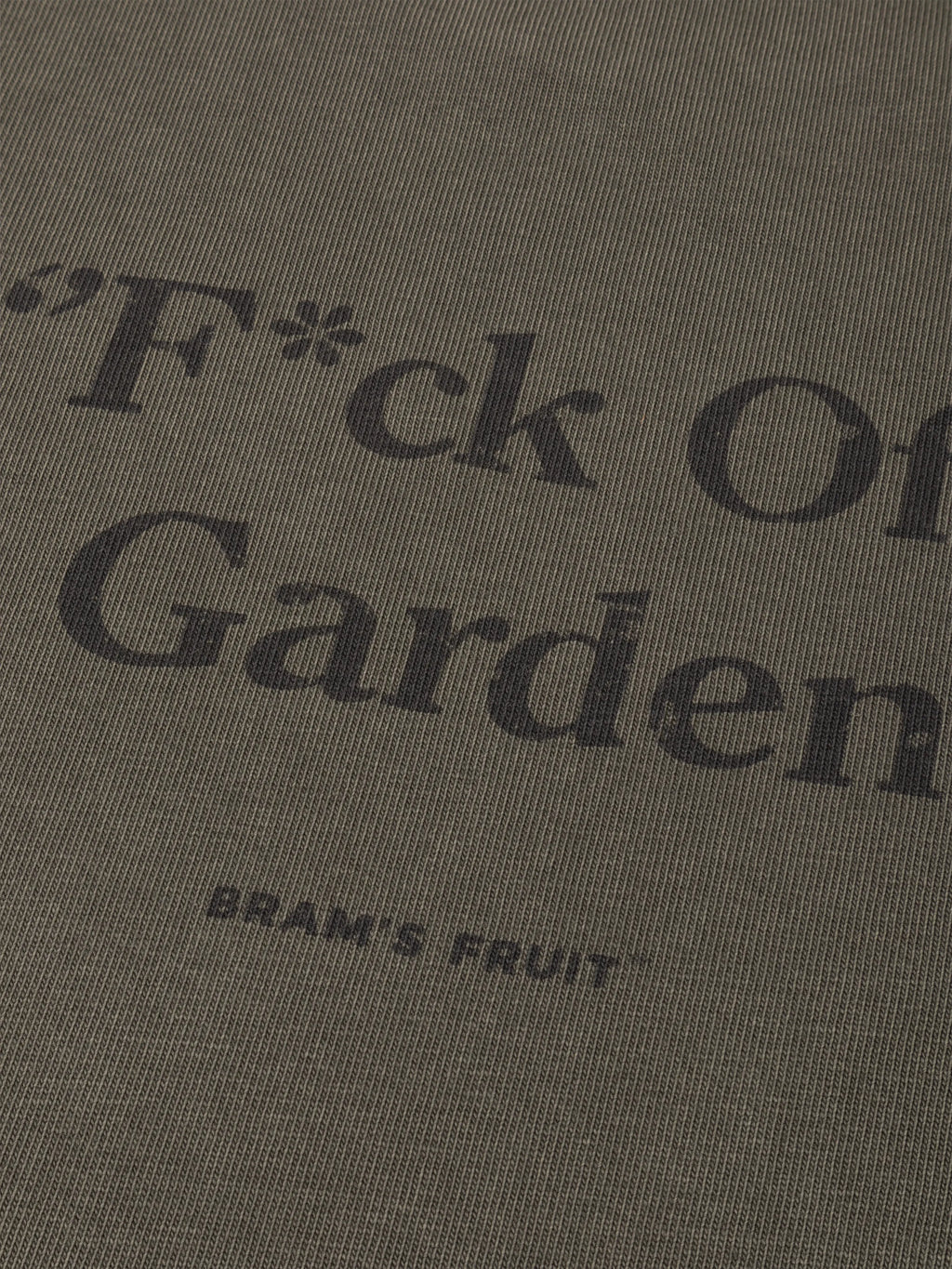 Bram's Fruit: Distressed F*ck Off I'm Gardening T-shirt - Washed Charcoal