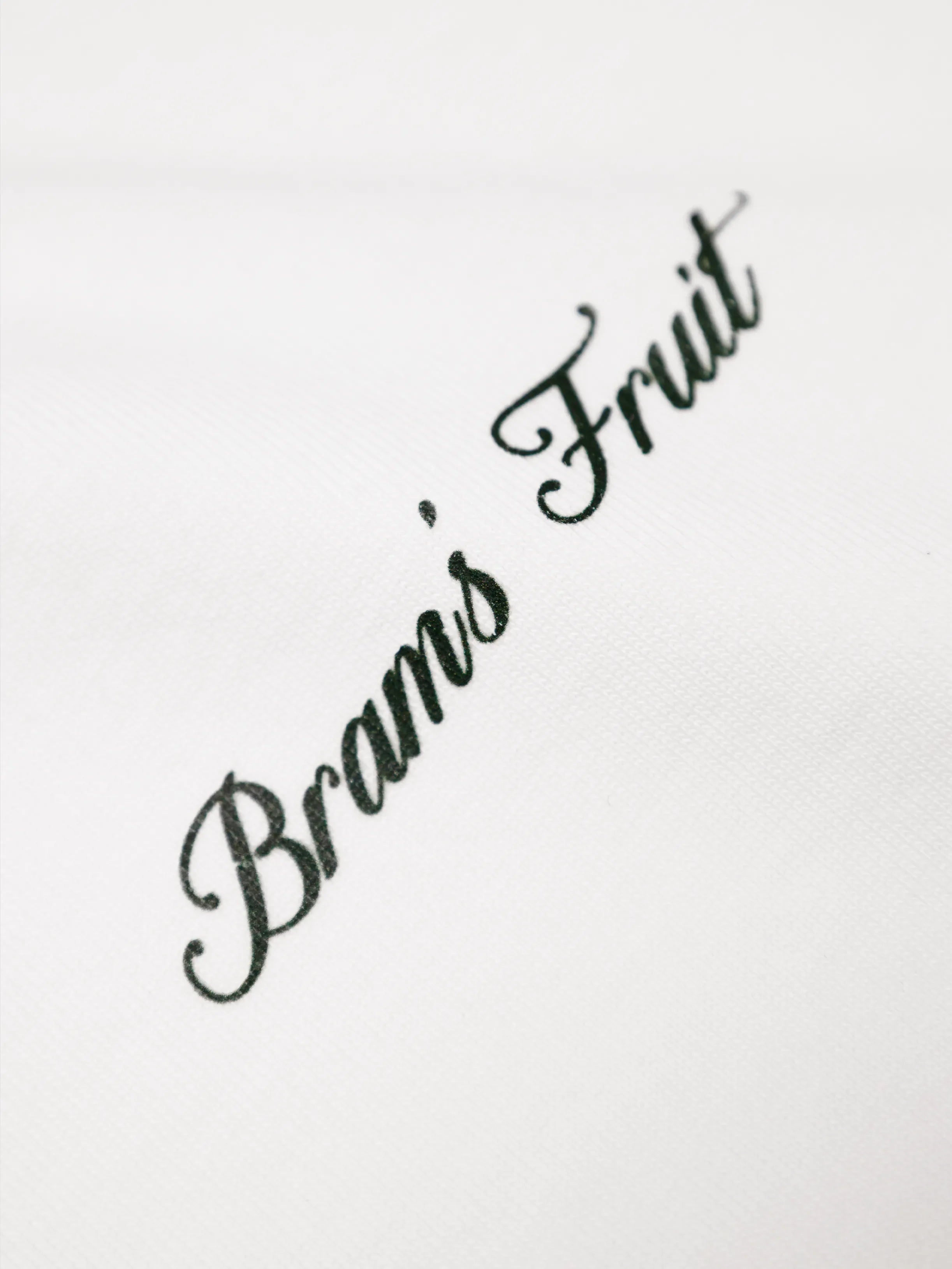 Bram's Fruit: Gardening Label T-shirt - White