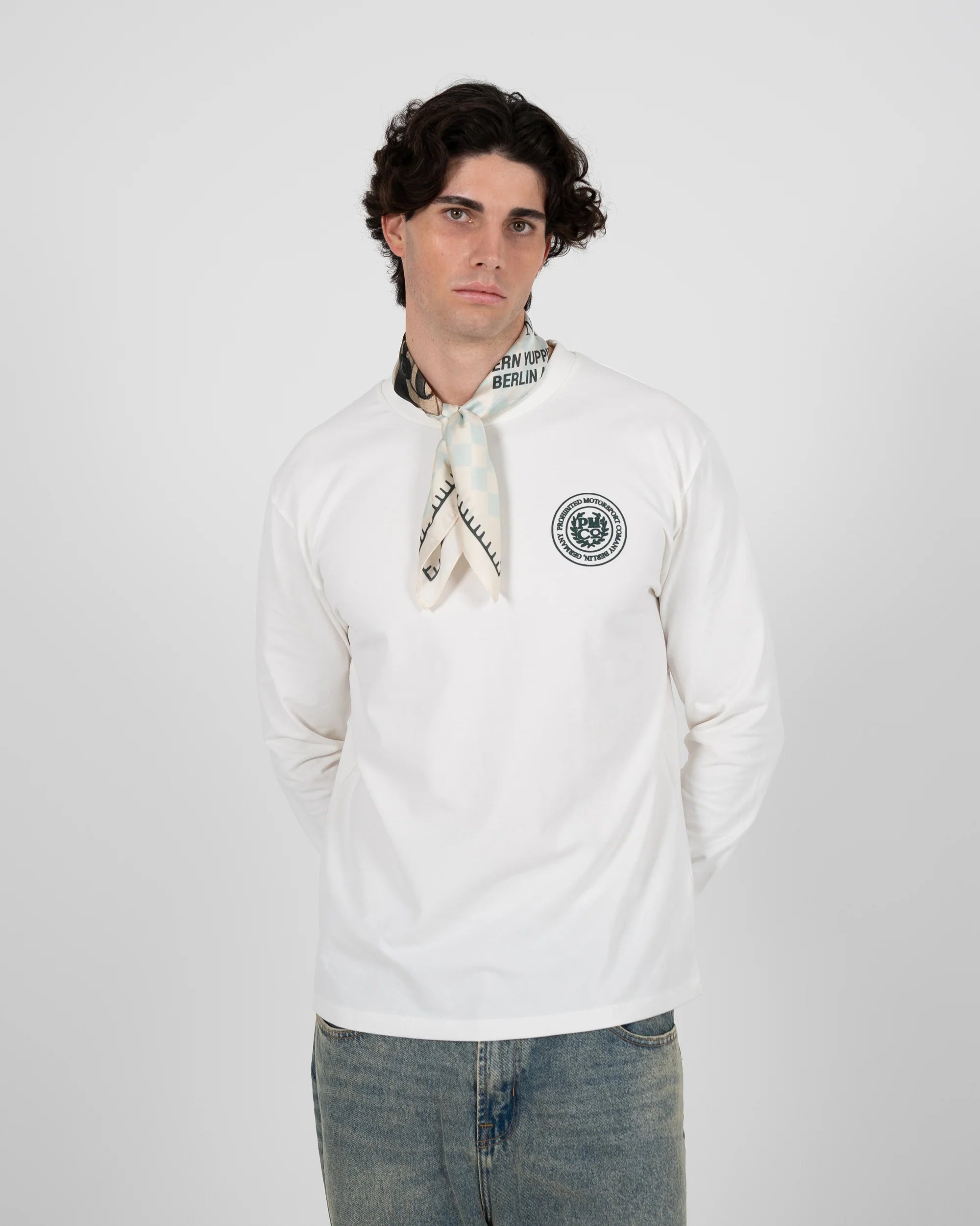 Prohibited: Horse Racer Longsleeve Off-White