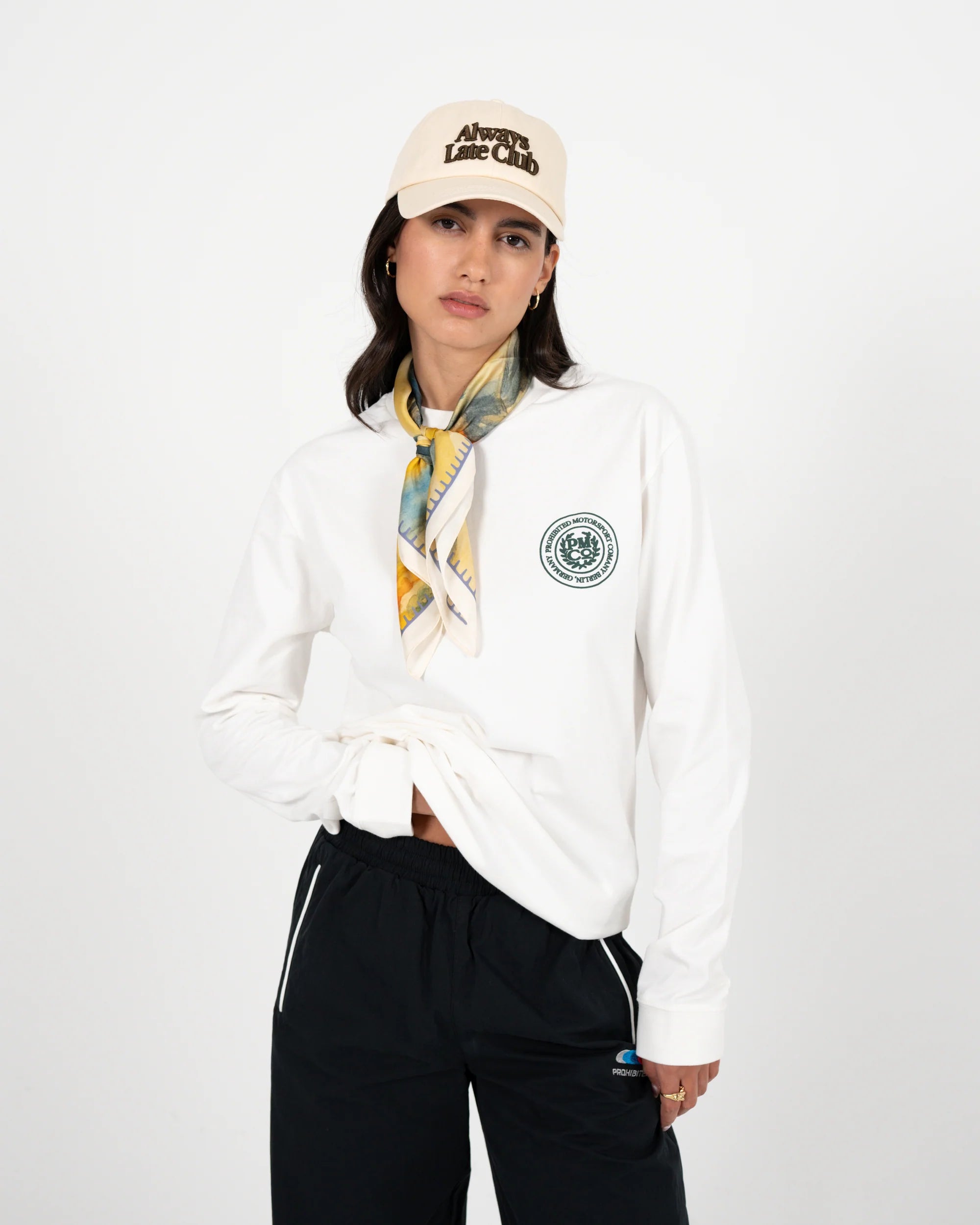 Prohibited: Horse Racer Longsleeve Off-White