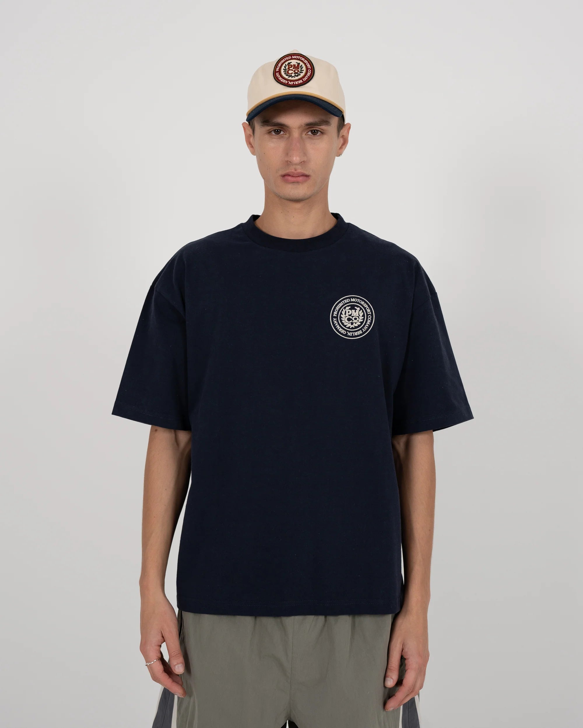Prohibited: Horse Racer Tee Deep Blue