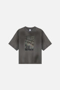 Won Hundred: Houston Casino Tee - Washed Steel Grey