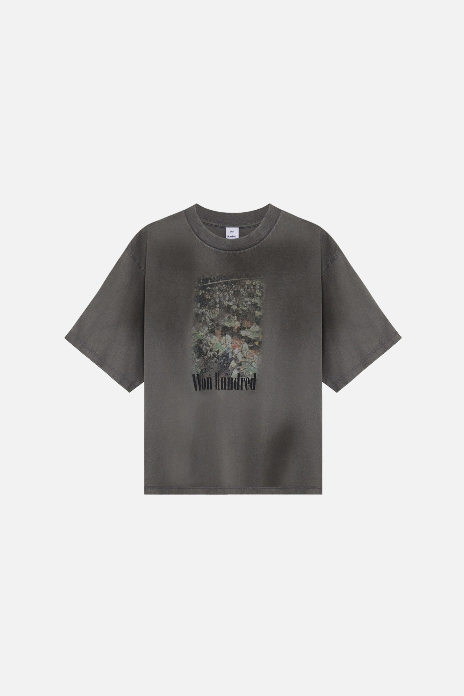 Won Hundred: Houston Casino Tee - Washed Steel Grey