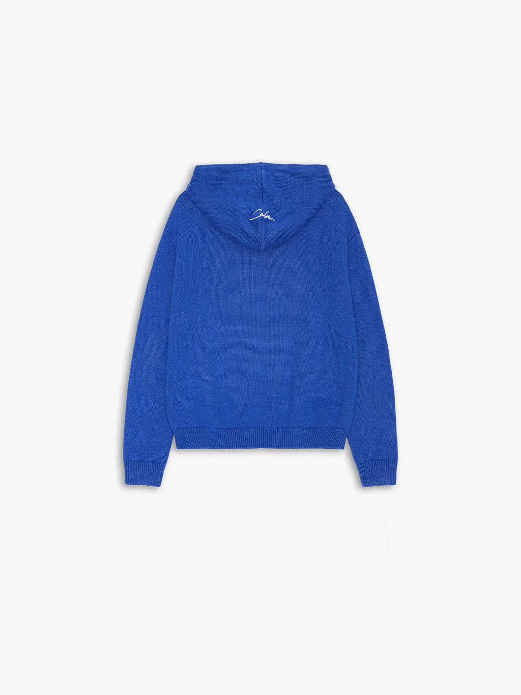 C_ALM: Knit Hoodie - Classic Blue