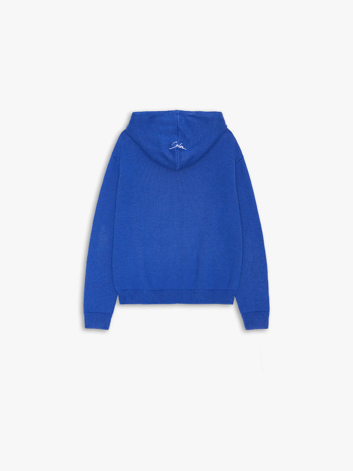 C_ALM: Knit Hoodie - Classic Blue