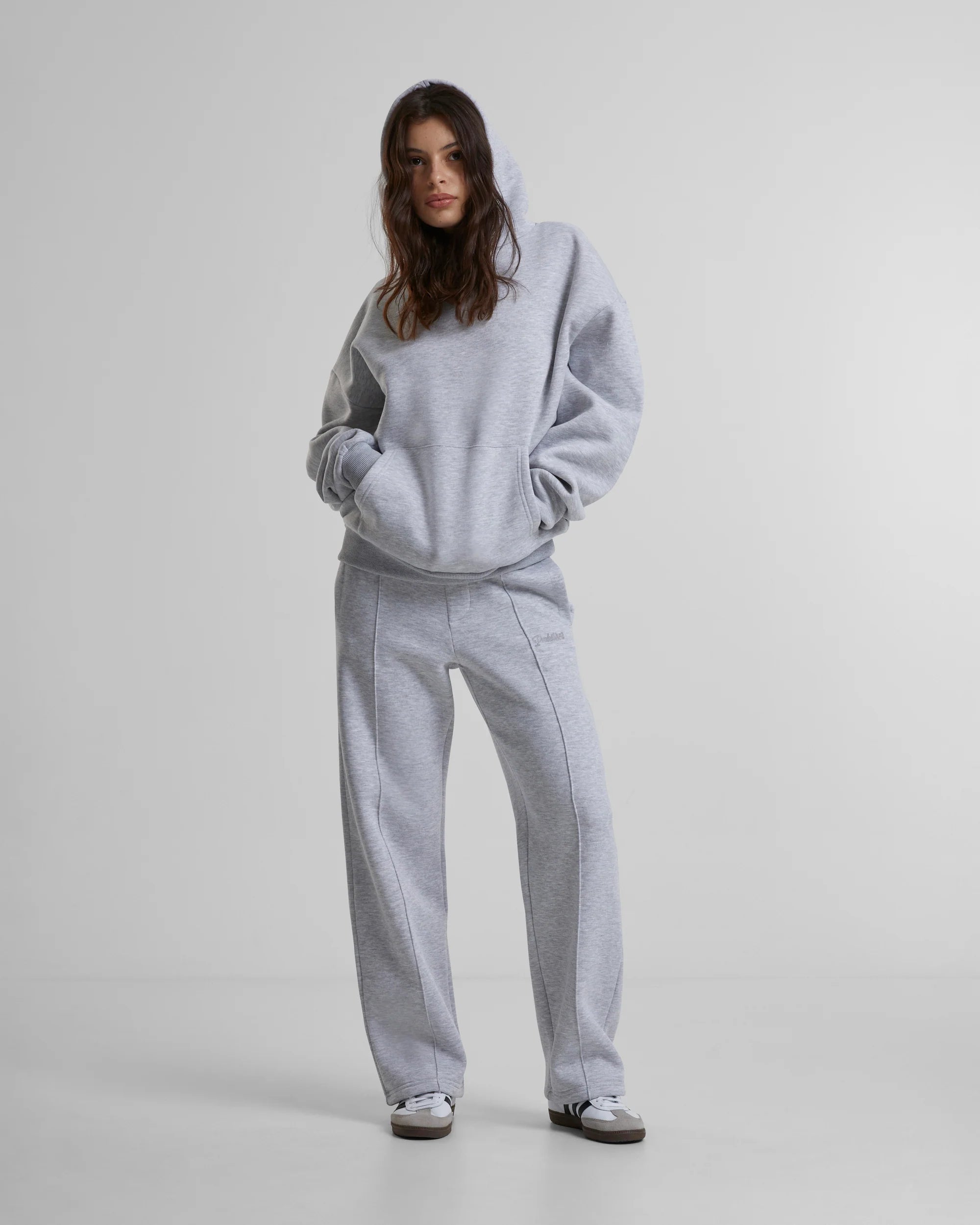Prohibited: Loose Sweatpants Grey Melange