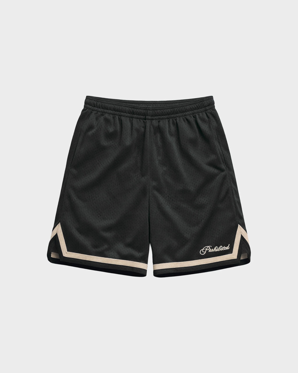 Prohibited: Mesh Basketball Shorts Black