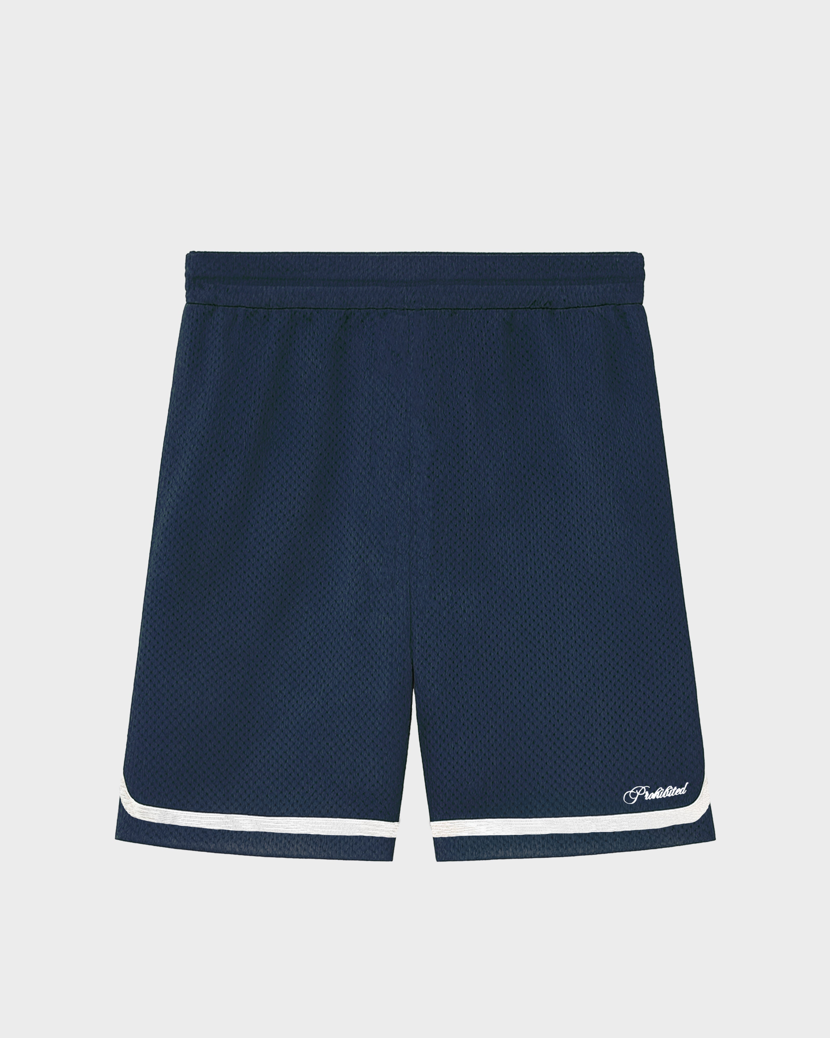Prohibited: Mesh Basketball Shorts Navy