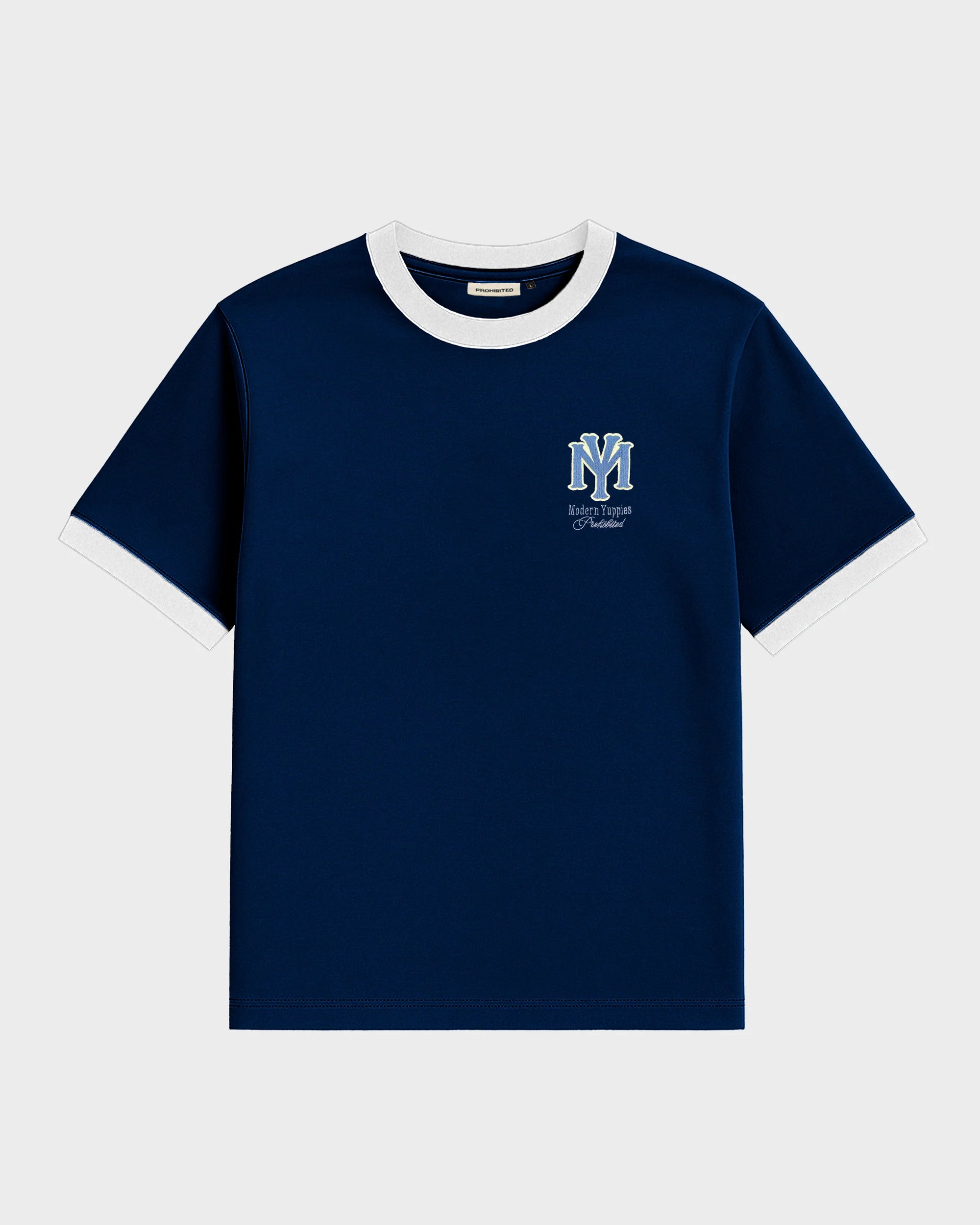 Prohibited: Modern Yuppies Contrast Tee Deep Blue
