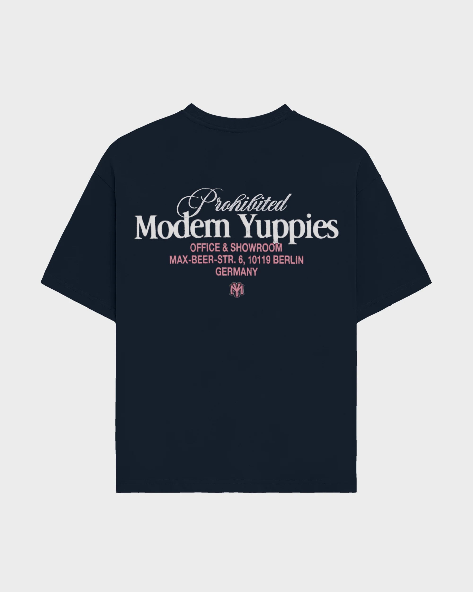 Prohibited: Office Tee Deep Blue