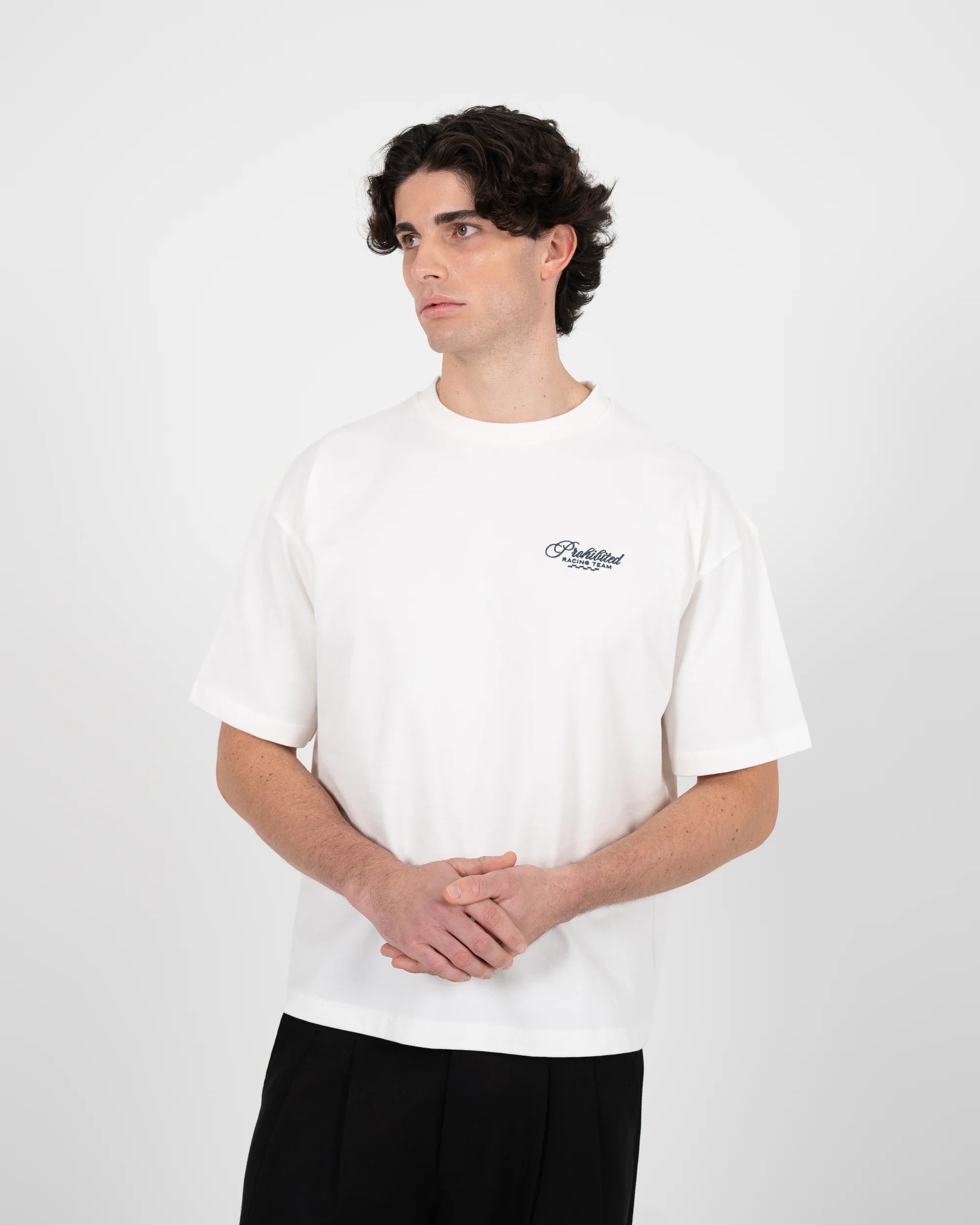 Prohibited: Oldtimer Race Tee Off-White