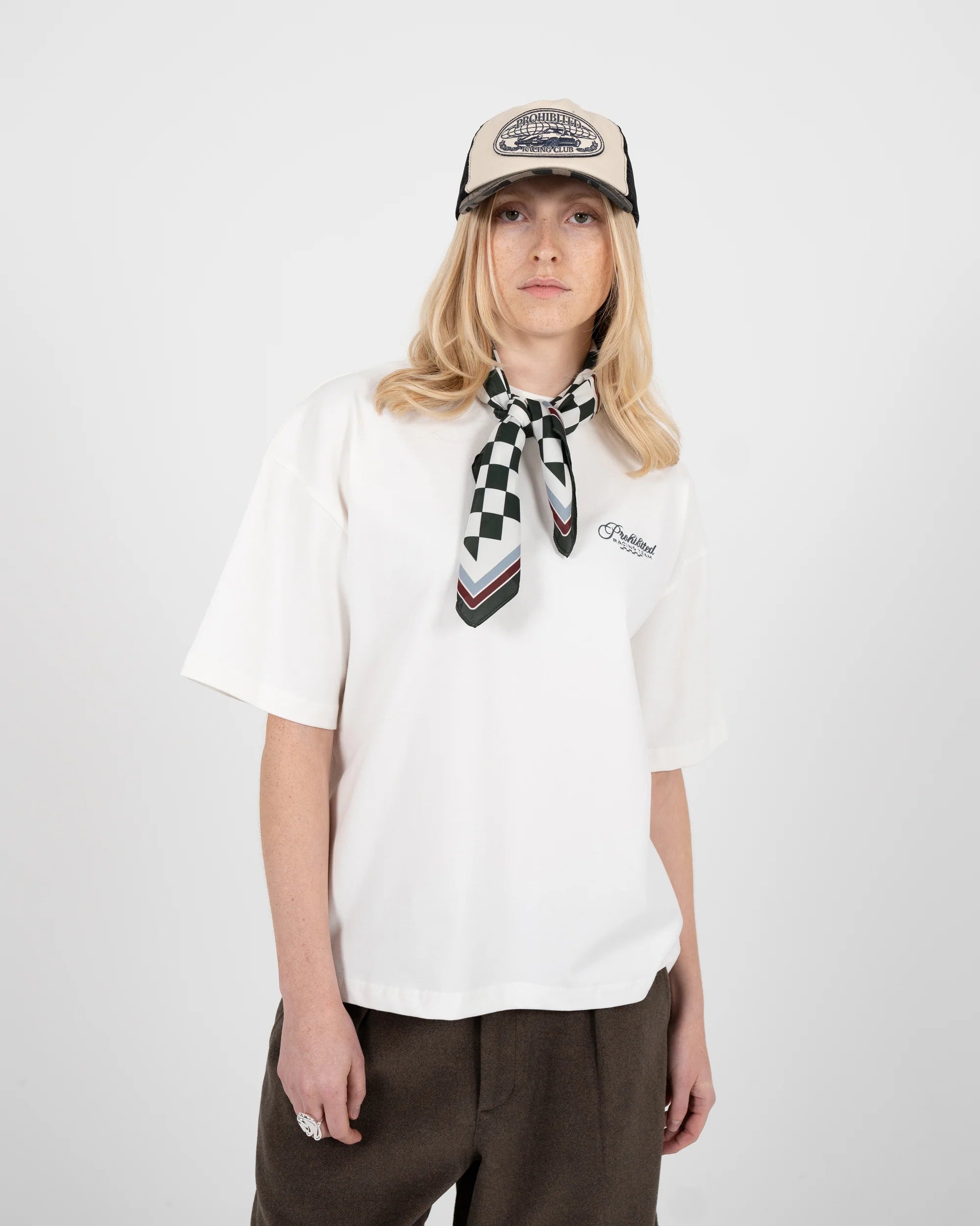 Prohibited: Oldtimer Race Tee Off-White