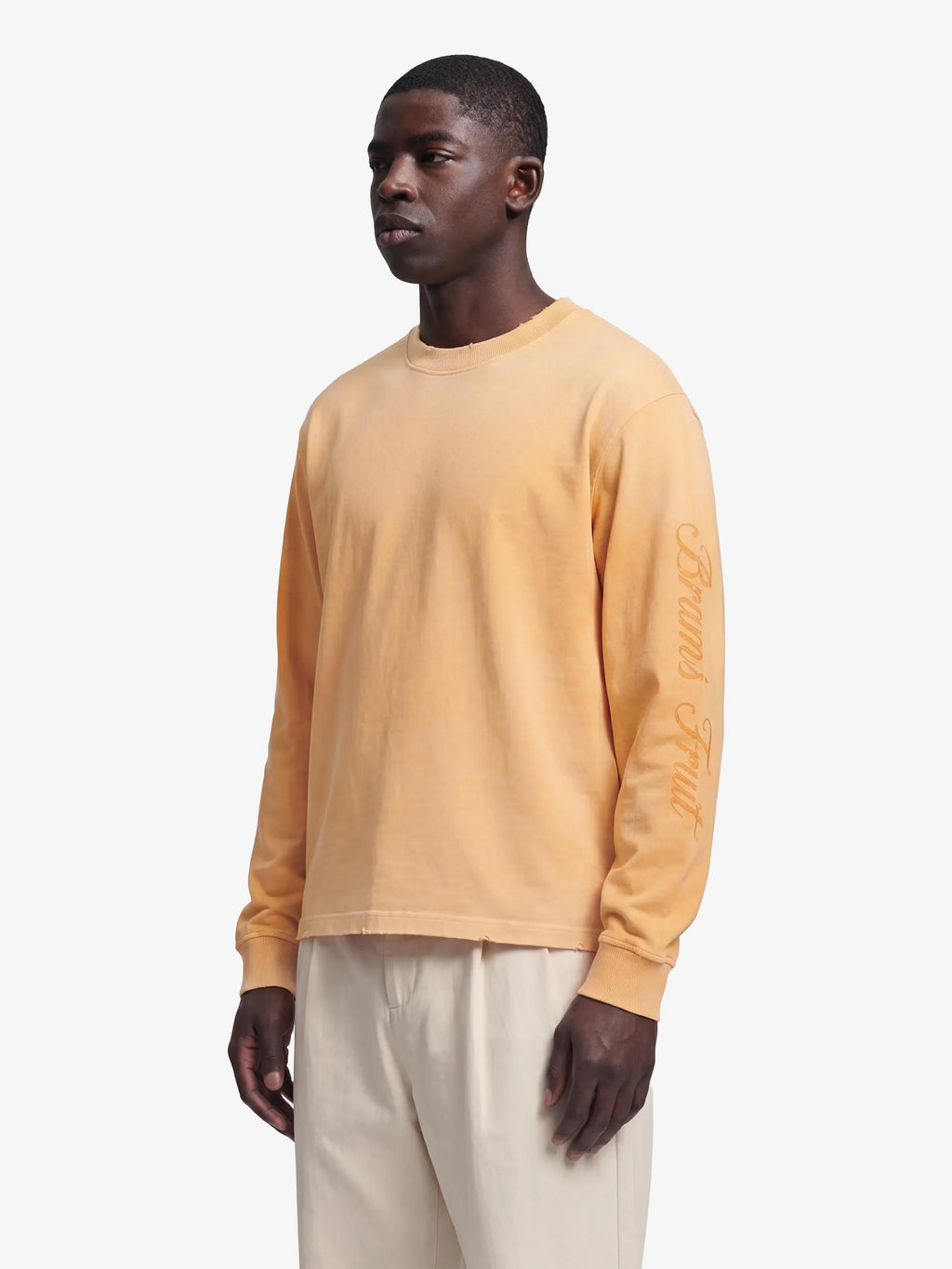 Bram's Fruit: Script Logo Longsleeve - Orange