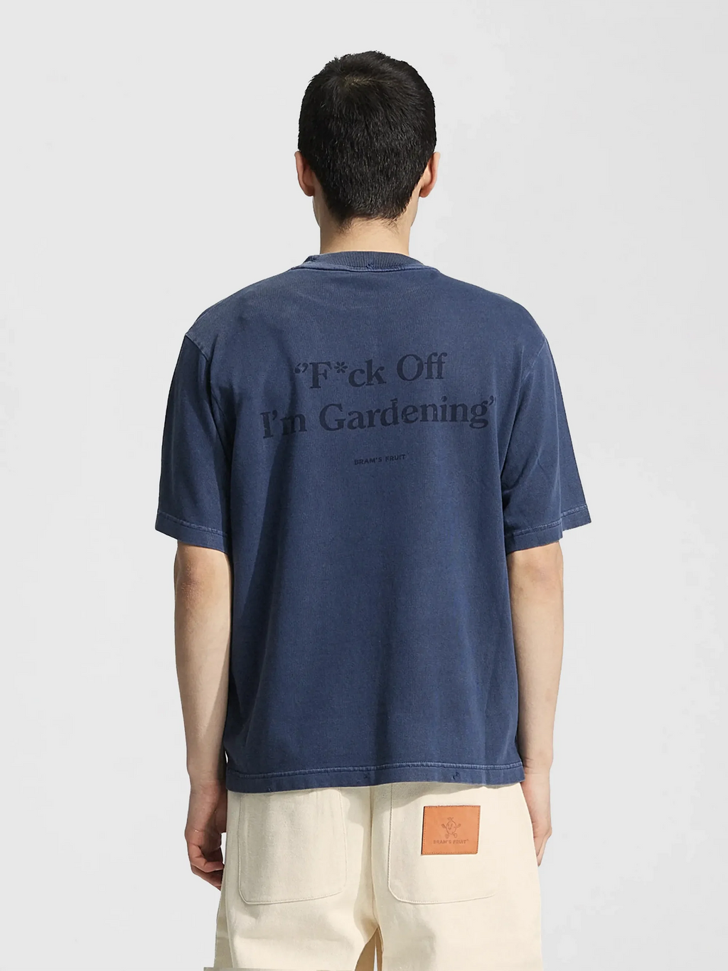 Bram's Fruit: Distressed F*ck Off I'm Gardening T-shirt - Washed Midnight Blue