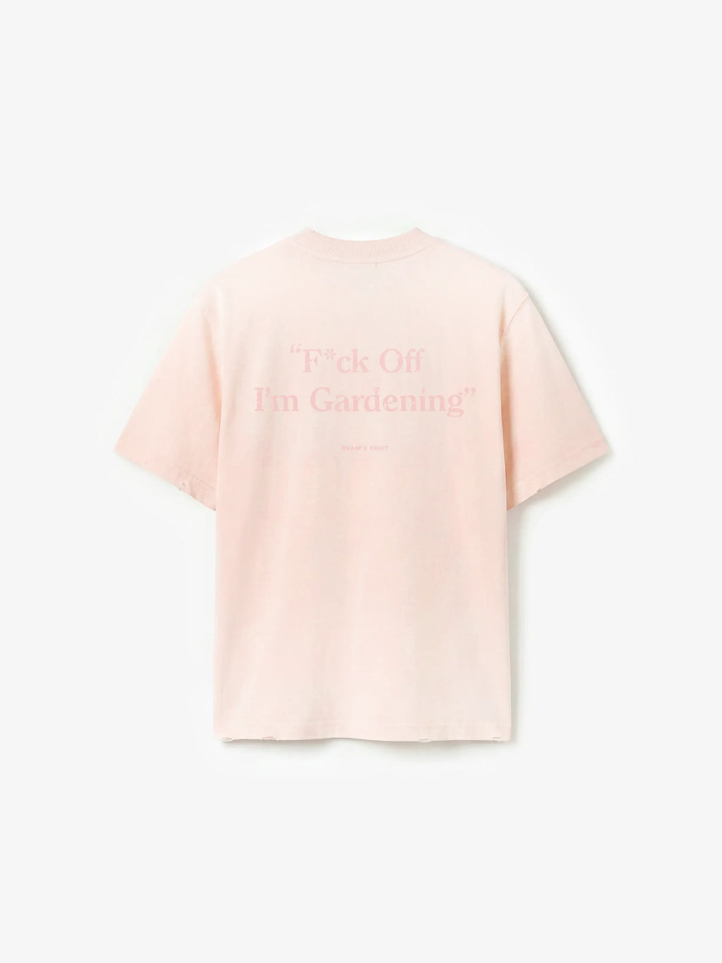Bram's Fruit: Distressed F*ck Off I'm Gardening T-shirt - Pink