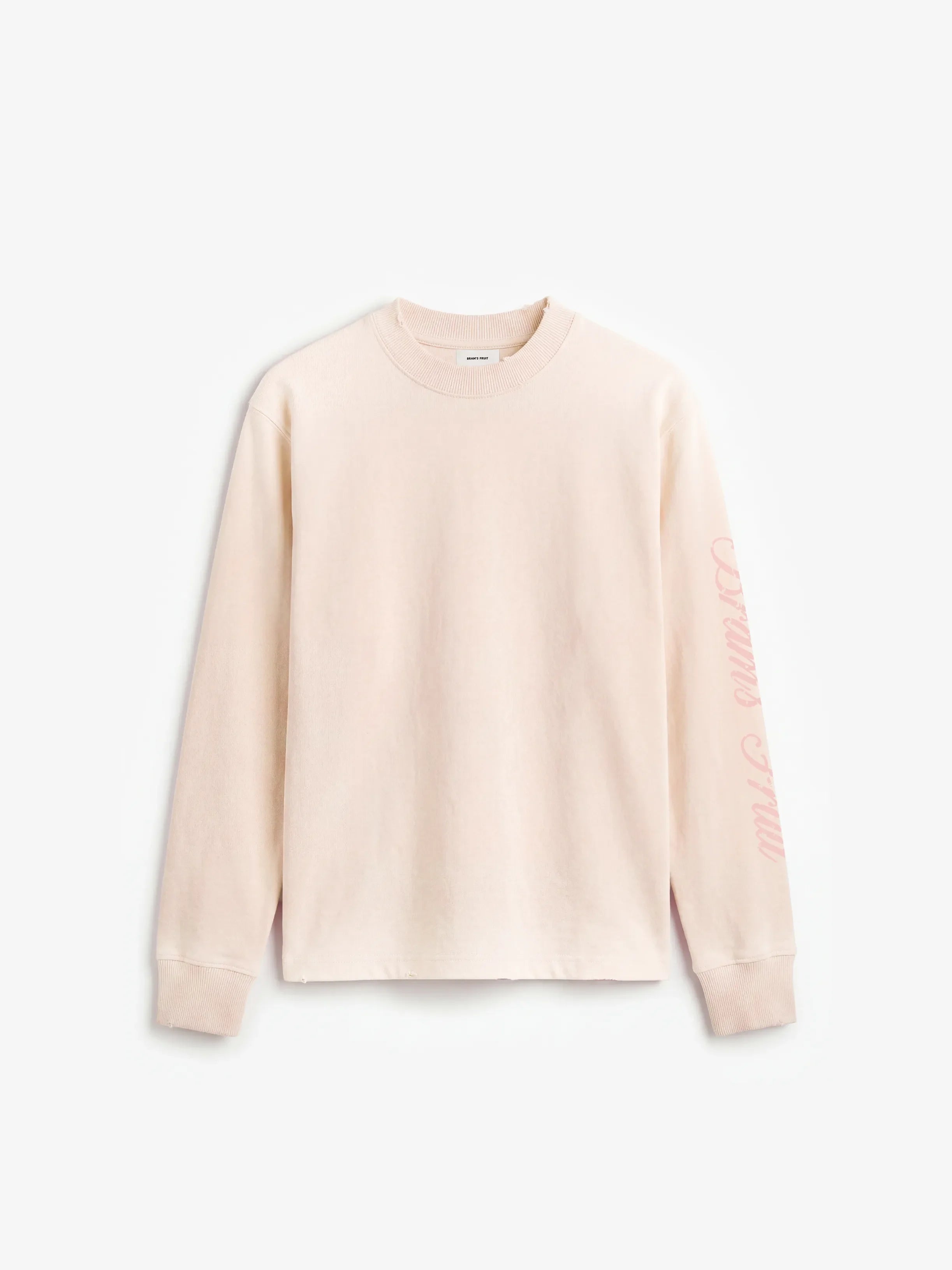 Bram's Fruit: Script Logo Longsleeve - Pink