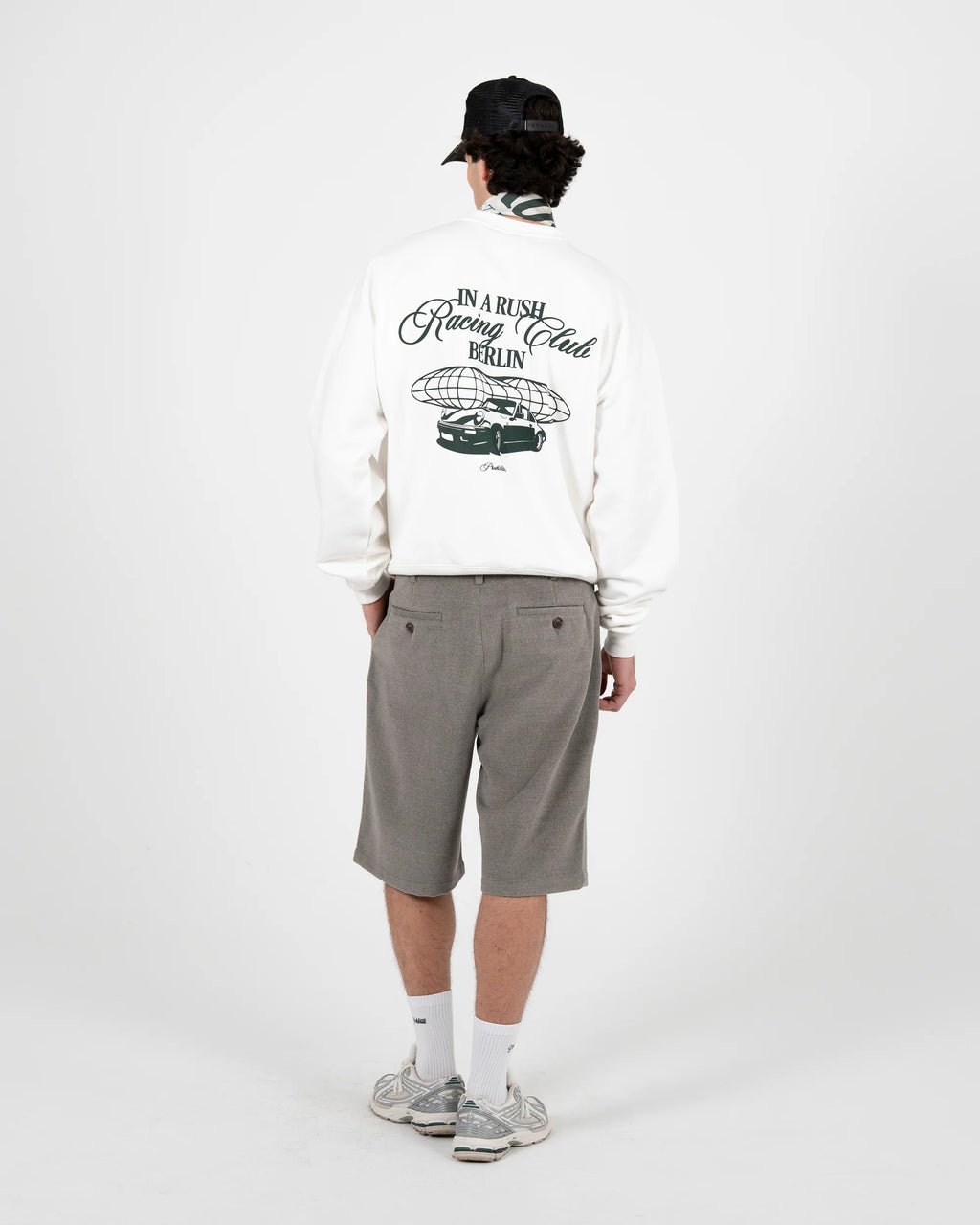 Prohibited: Podium Double Pleated Shorts Grey