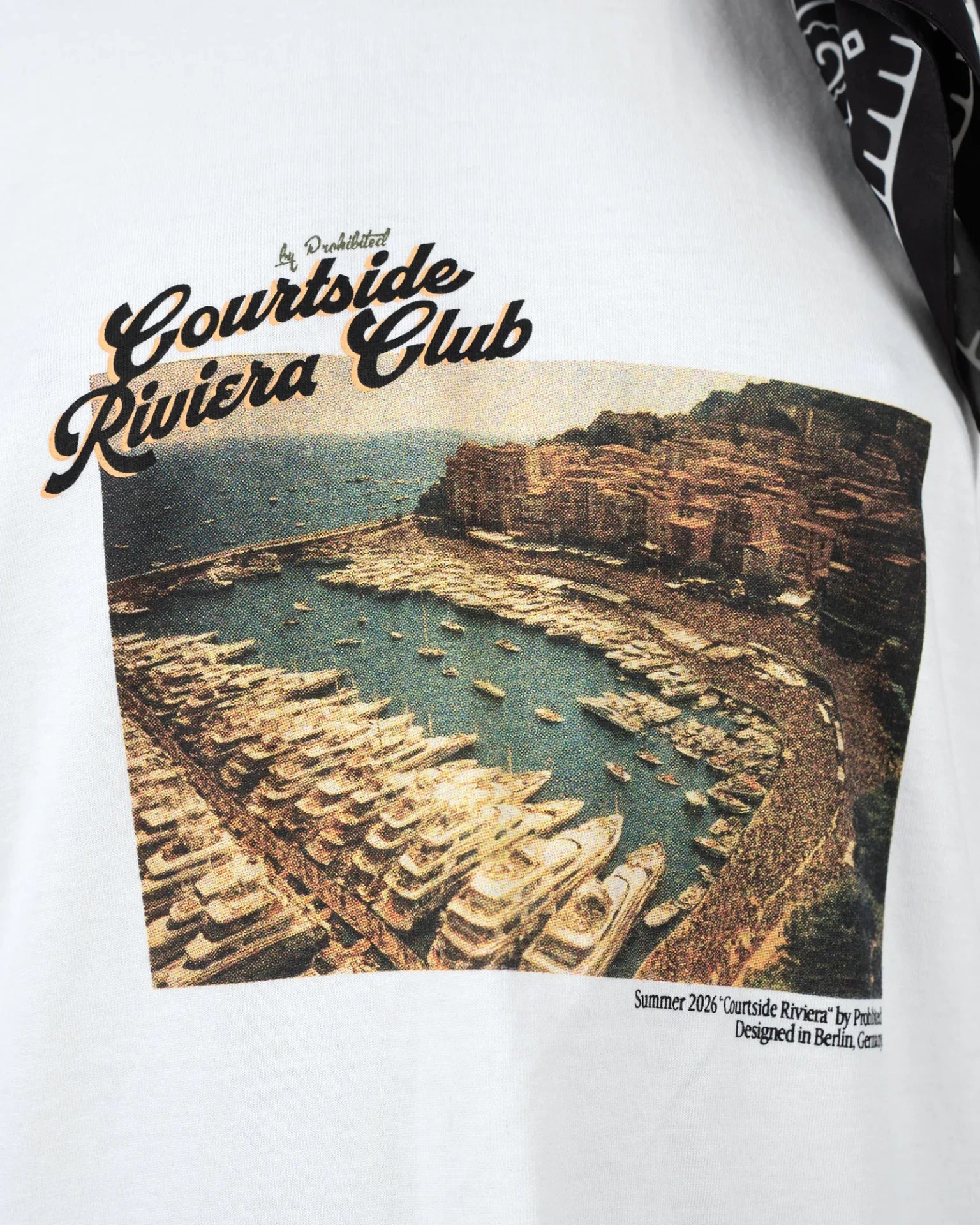 Prohibited: Champagne Courtside Tee Off-White