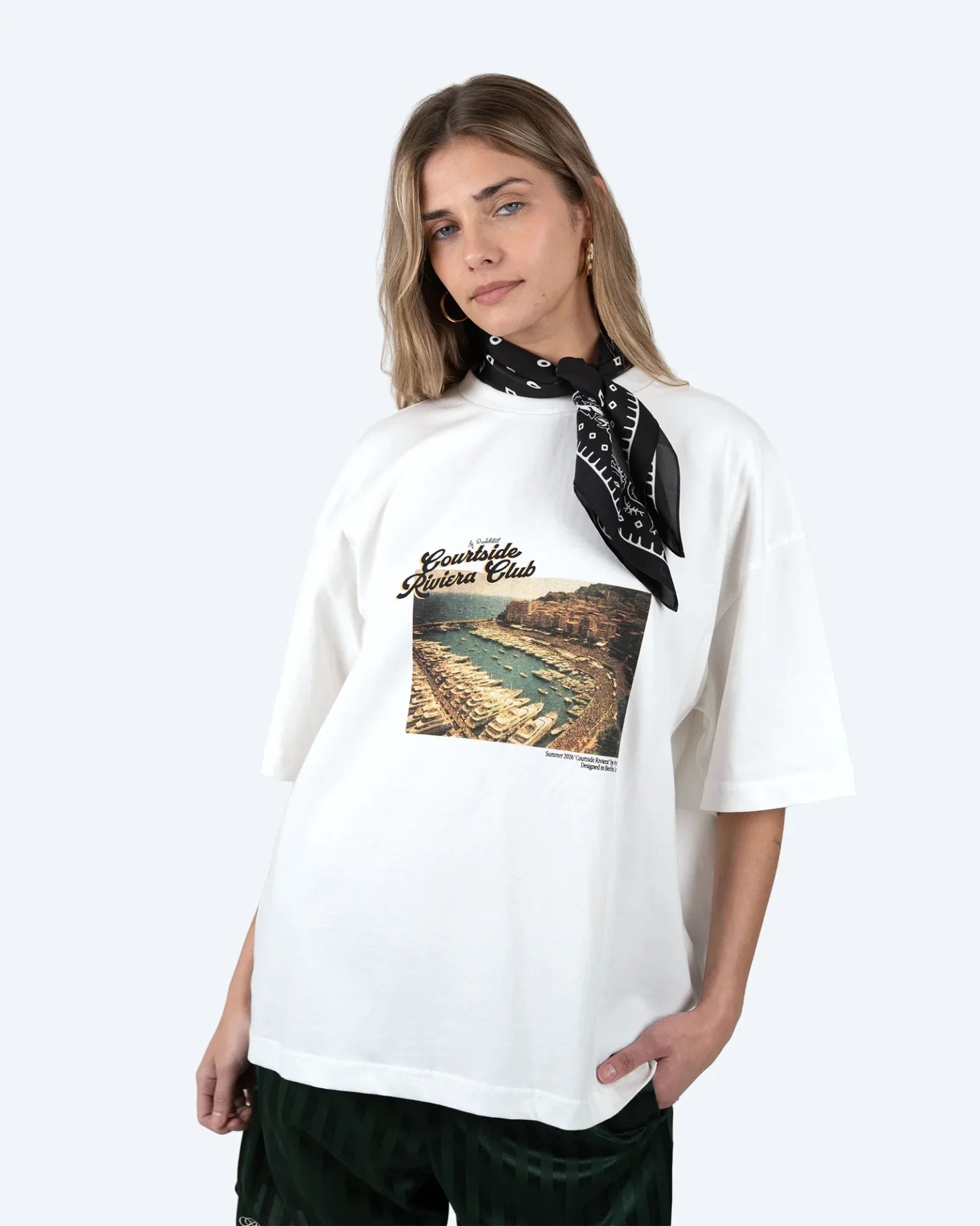 Prohibited: Champagne Courtside Tee Off-White