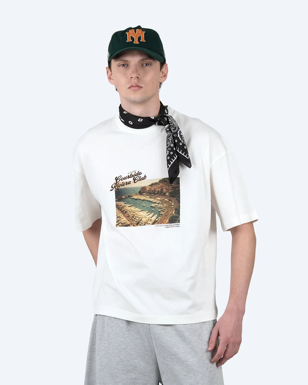 Prohibited: Champagne Courtside Tee Off-White