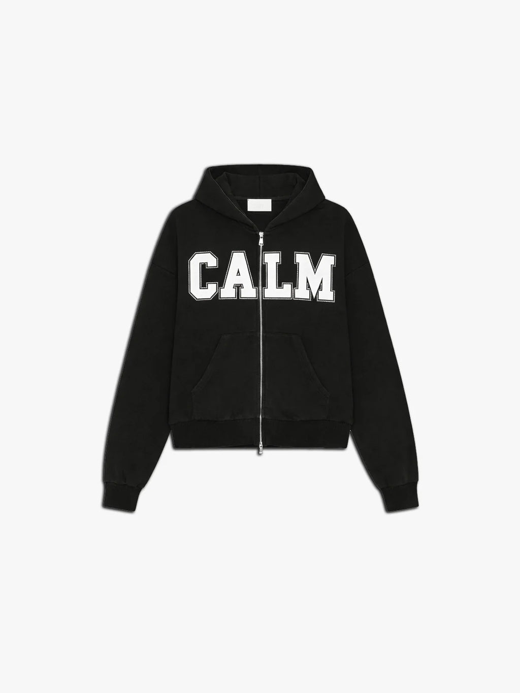 C_ALM: Rhinestone Hoodie - Black