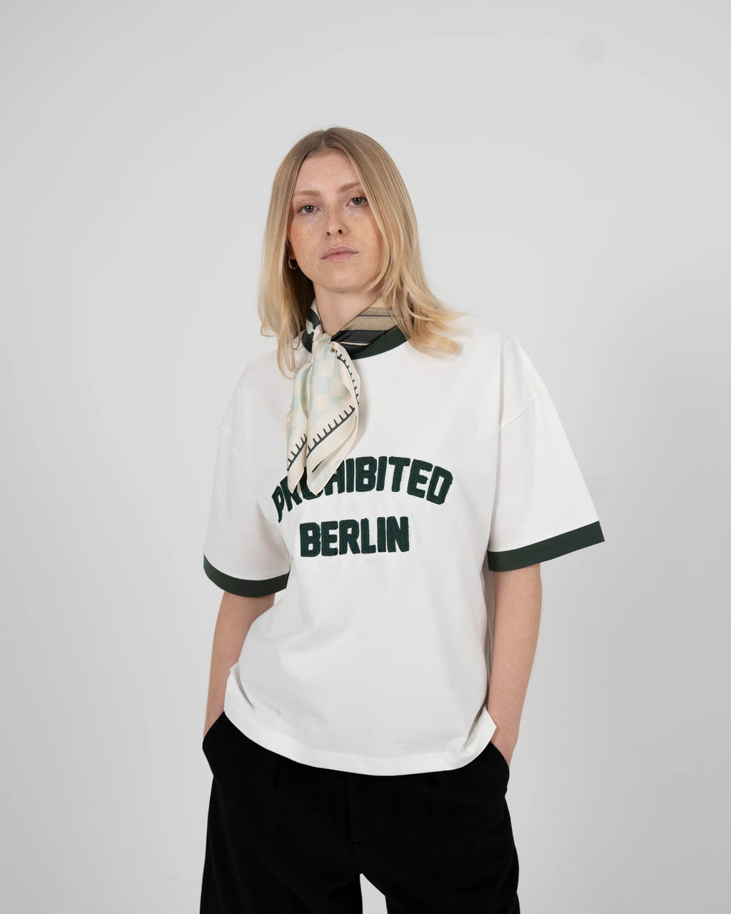 Prohibited: Rush Contrast Tee Green