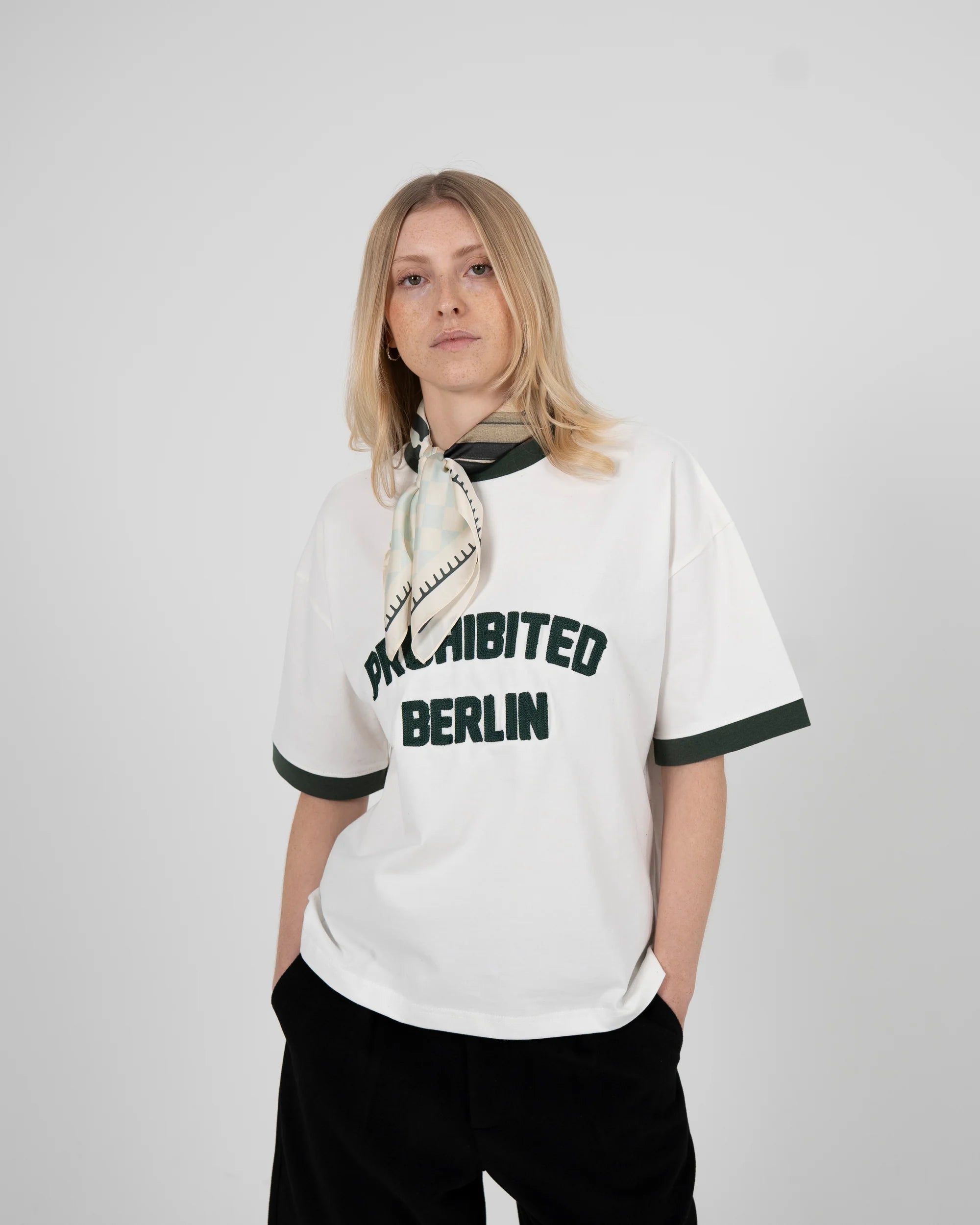 Prohibited: Rush Contrast Tee Green