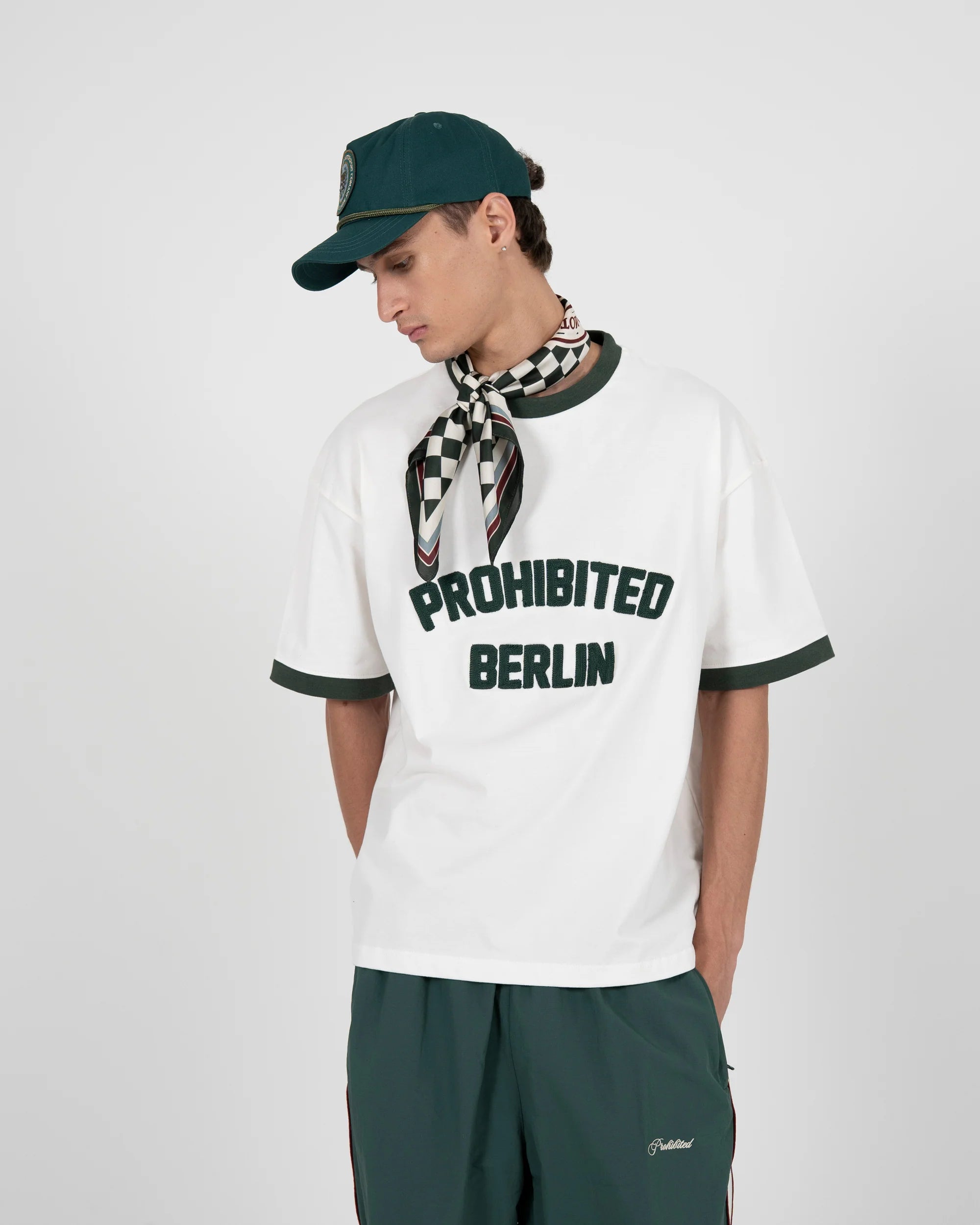 Prohibited: Rush Contrast Tee Green