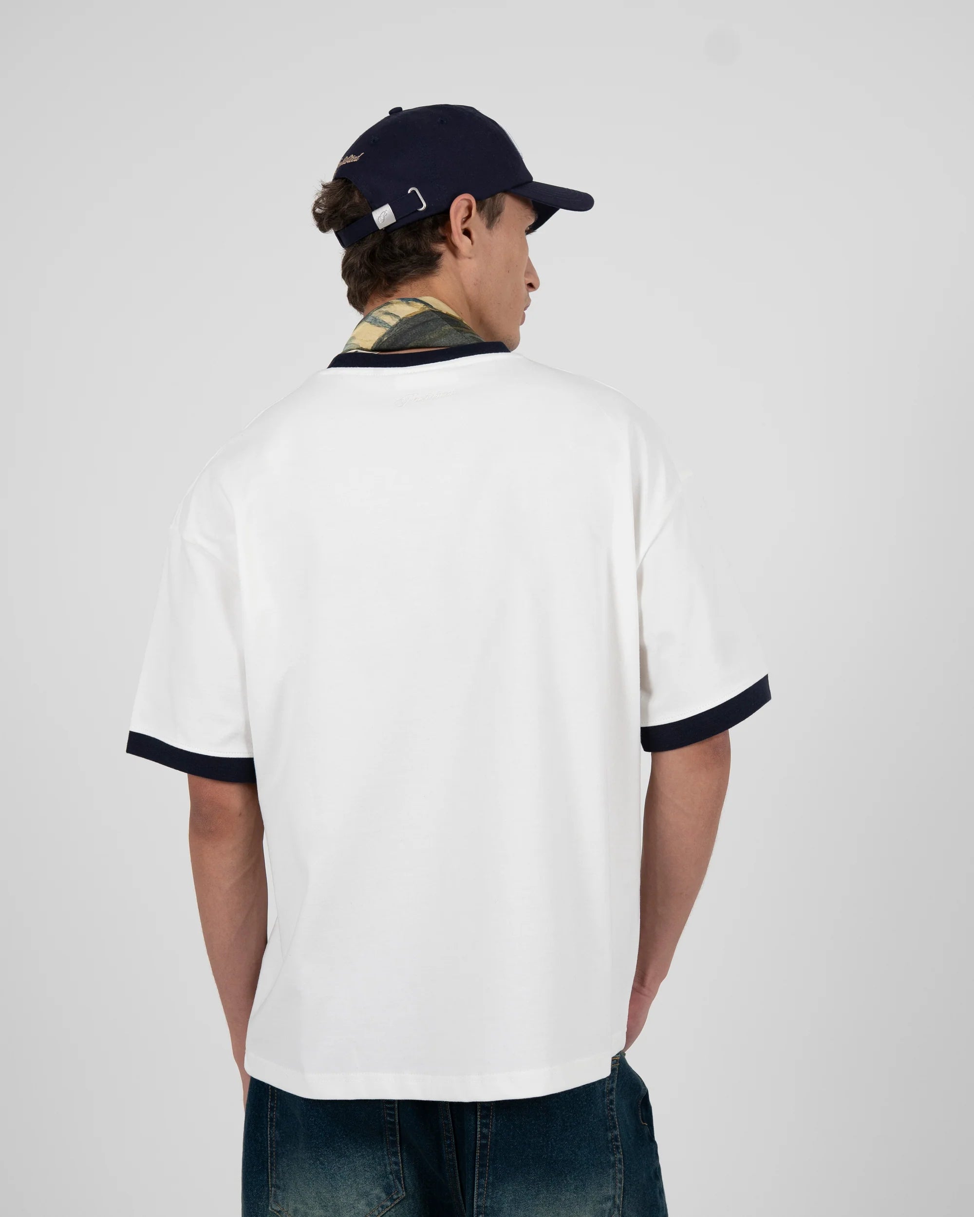 Prohibited: Rush Contrast Tee Navy