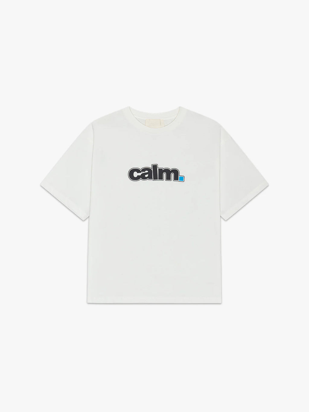 CALM: Stroke Logo Tee - White