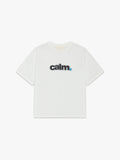 CALM: Stroke Logo Tee - White