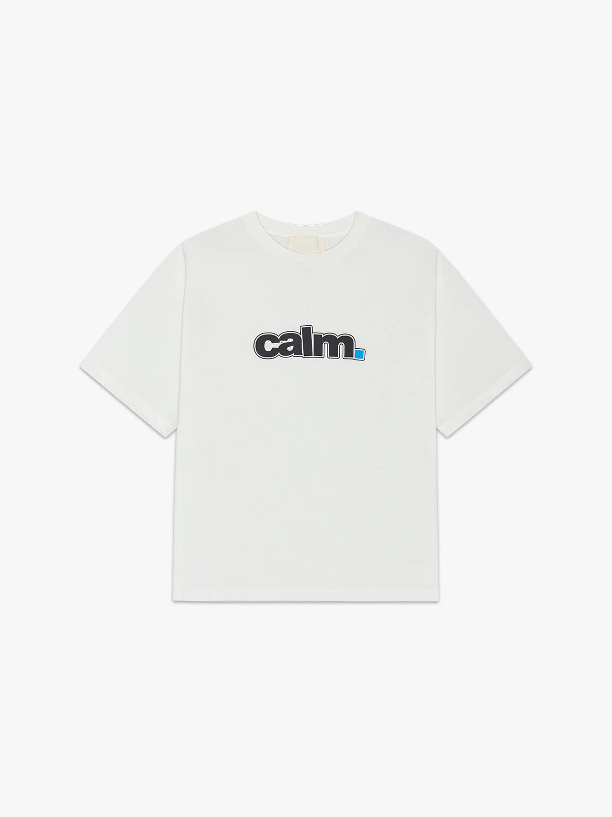 CALM: Stroke Logo Tee - White