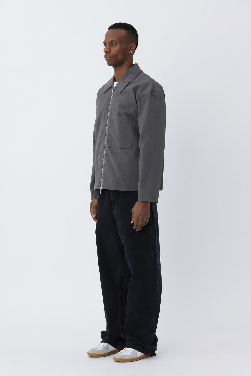 Won Hundred: Saywer.01 Jacket - Charcoal Gray