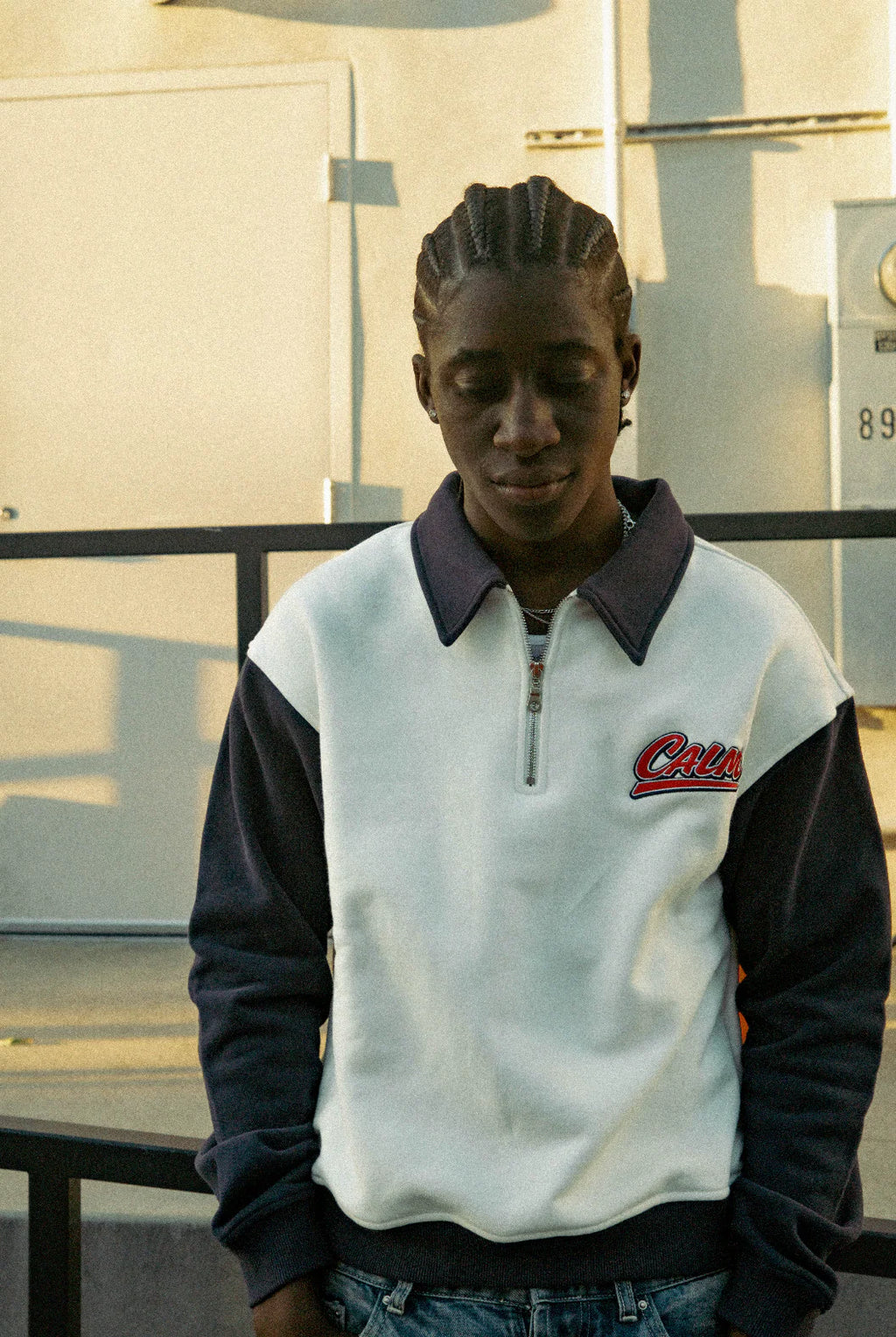 C_ALM: Sweat Polo - Navy