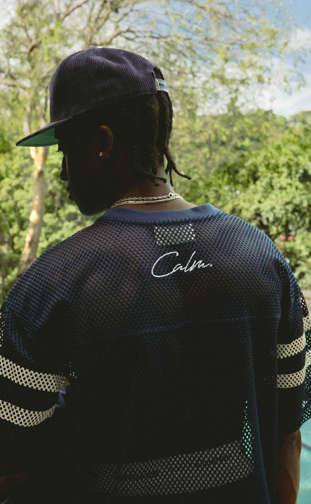 C_ALM: Mesh Football Jersey - Blue
