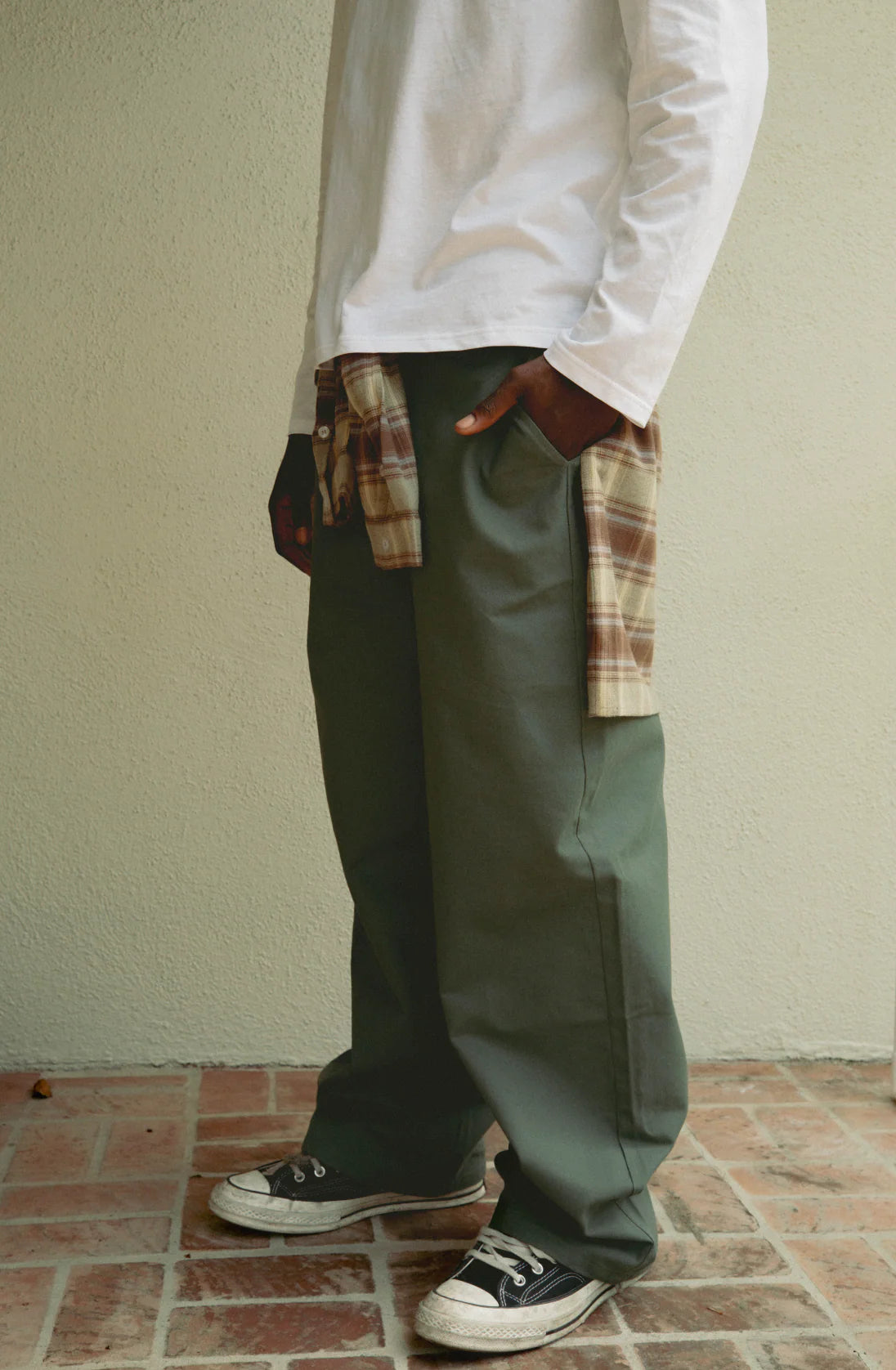 C_ALM: Wide Chino - Sage